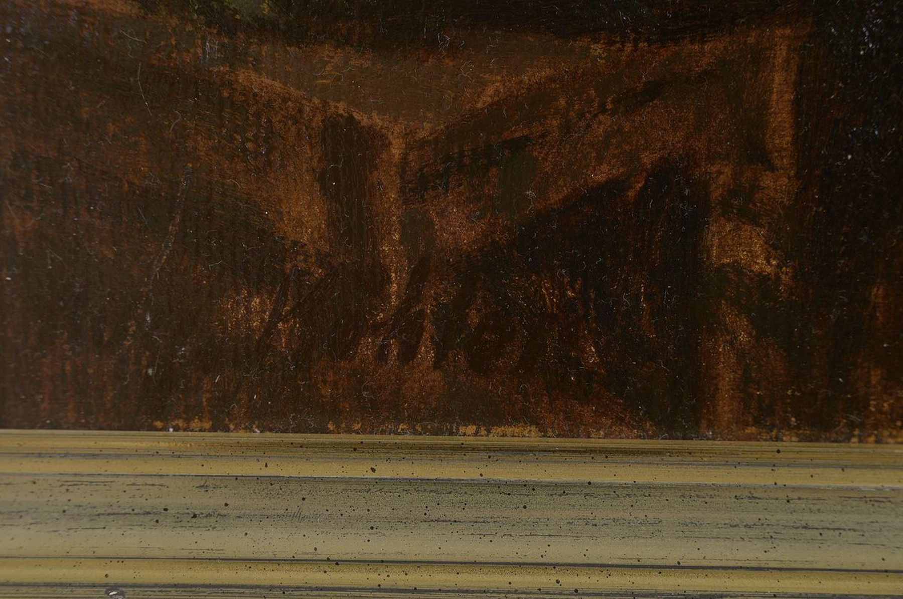 Detail a: August Köhler, 1881 Stuttgart-1964, Studium an der Akademie Stuttgart unter Poetzelsberger und Landenberger, typ. Vertreter der schwäbischen ...