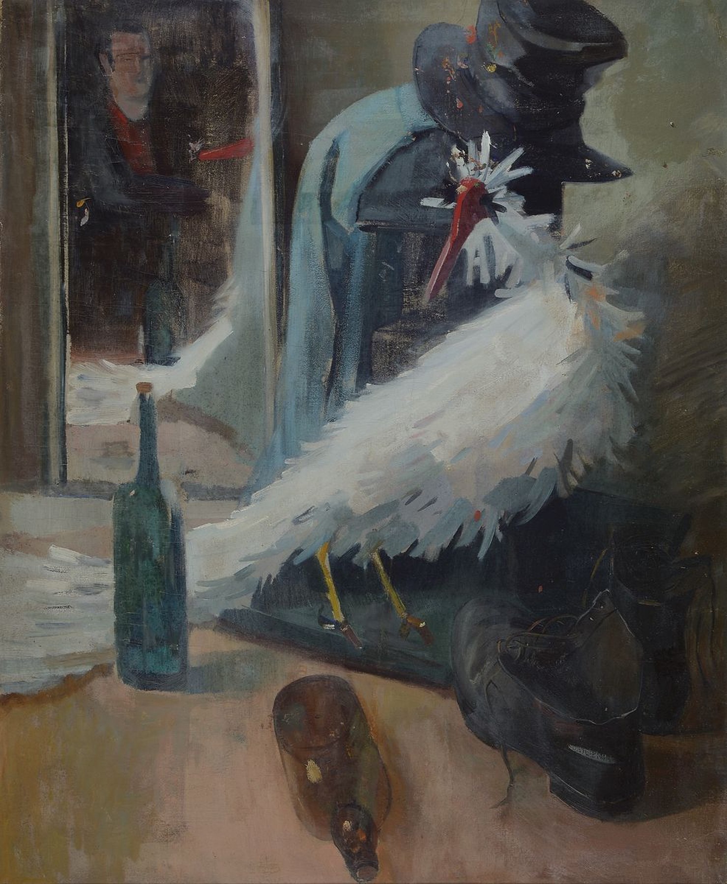 Karl Stachelscheid, 1917 Düsseldorf-1970 Krefeld, Studium an der Akademie Düsseldorf unter J.P. Junghanns, sein Vorbild war Lovis Corinth, hier ein ...