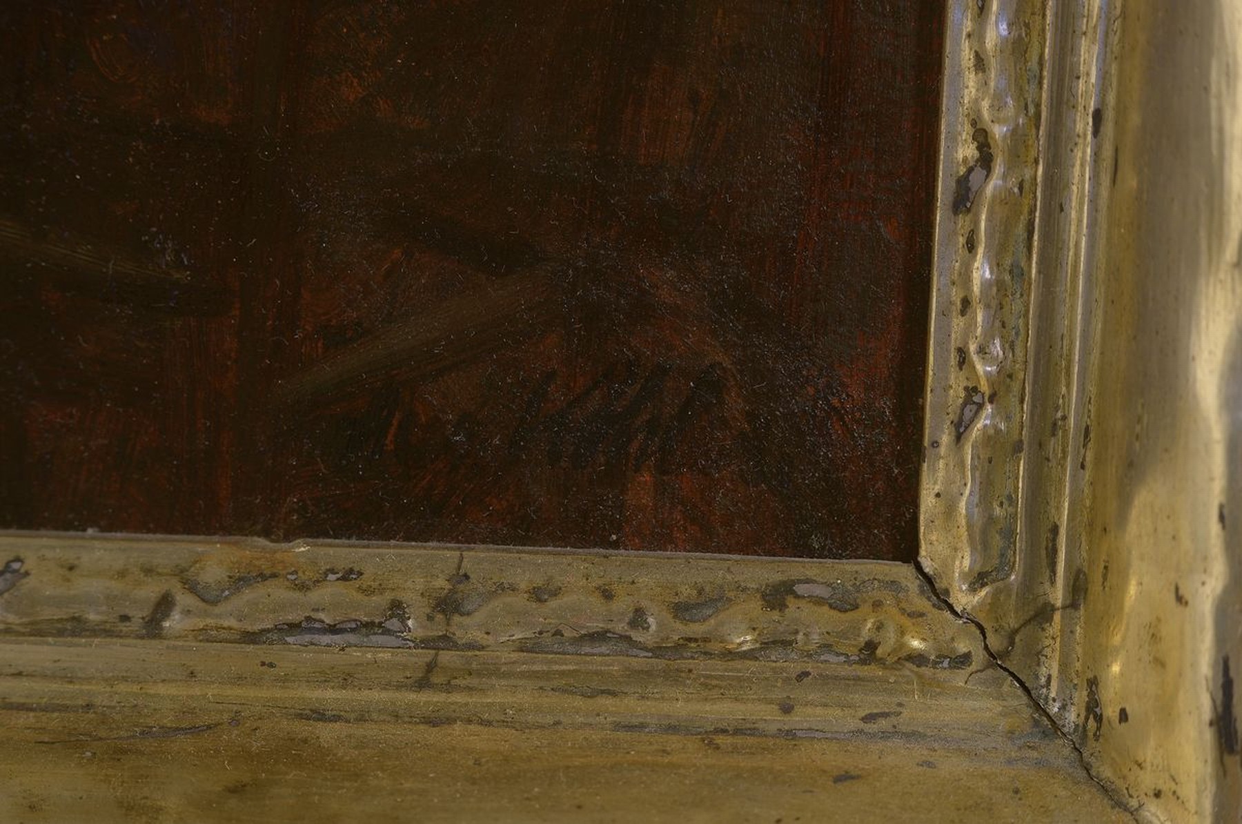 Detail a: August Köhler, 1881 Stuttgart-1964, Studium an der Akademie Stuttgart unter Poetzelsberger und Landenberger, typ. Vertreter der schwäbischen ...