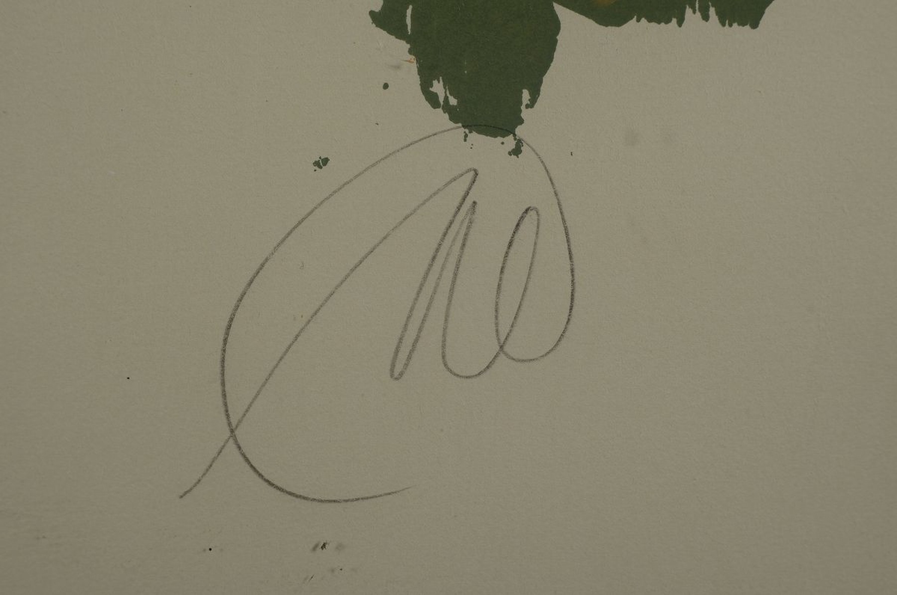 Detail a: Markus Lüpertz, geb. 1941 Reichenberg, Selbstporträt, Farbserigraphie, kleine Auflagedes Künstlers, rechts unten handsigniert, unter Glas gerahmt, ...