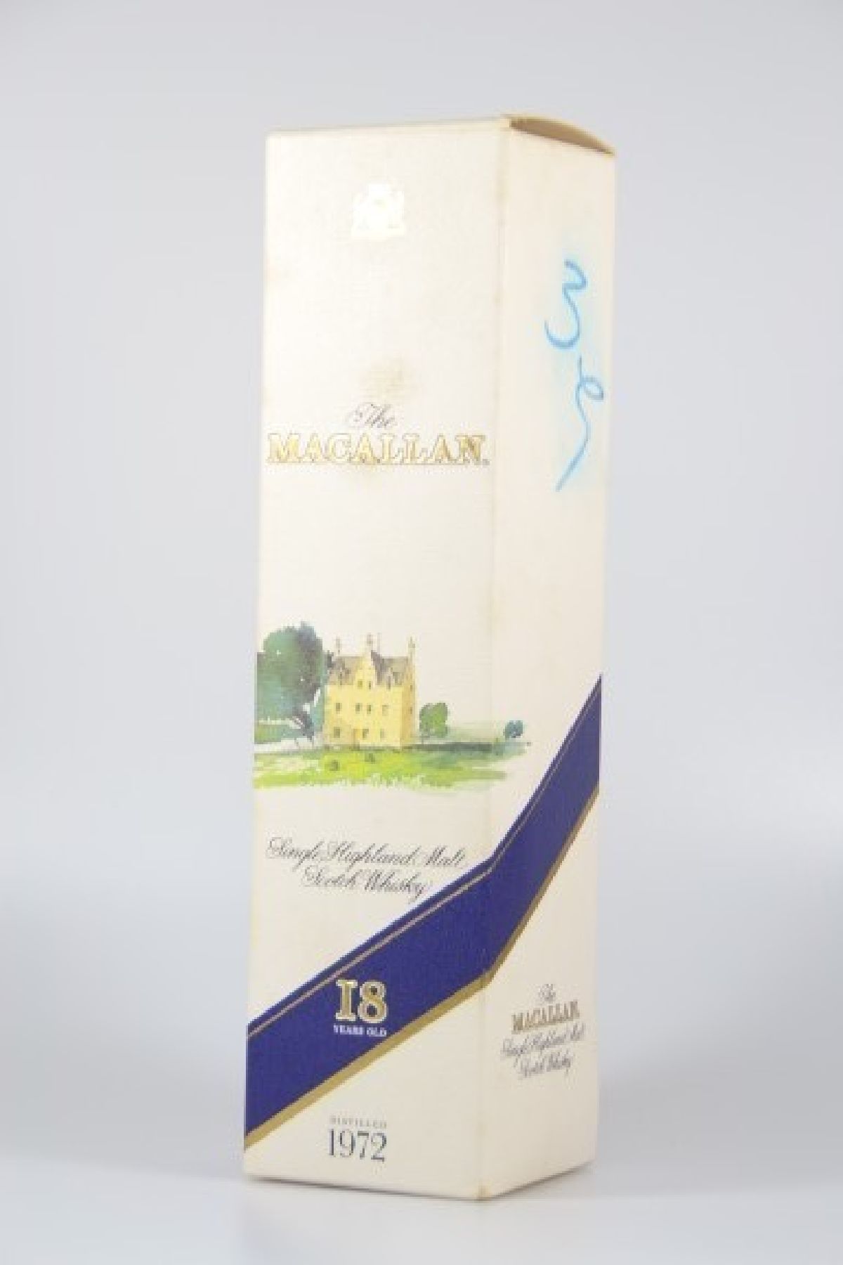 Detail b: 1 Flasche, The Macallan Single Highland Malt Scotch Whisky, 18 years old, destilled in 1972, bottled in 1990, 43% Vol., ca. 750 ml, unverkostet, ...