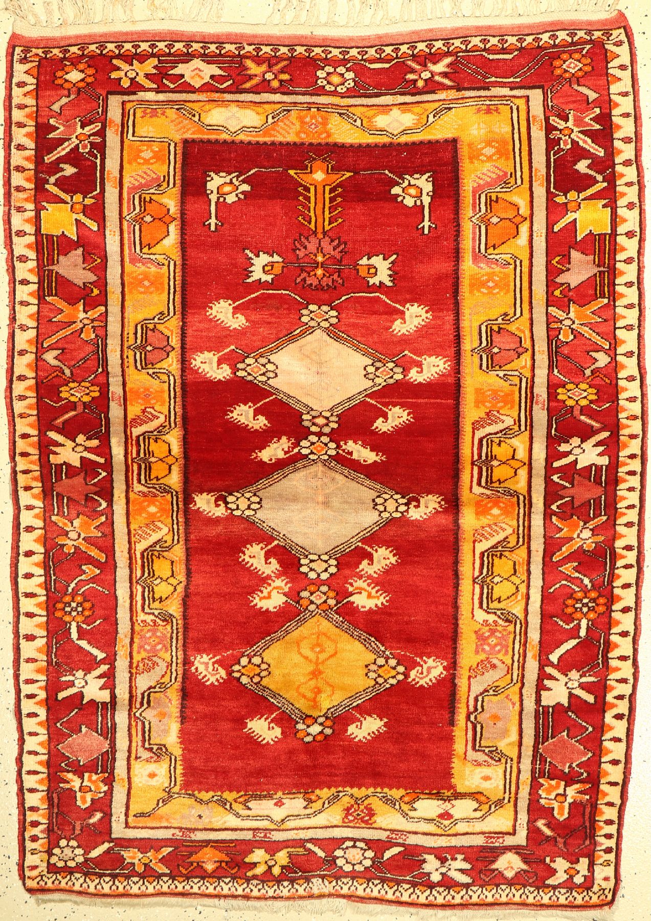 Kirsehir alt, Türkei, um 1950, Wolle auf Wolle, ca. 170 x 128 cm, EHZ: 3