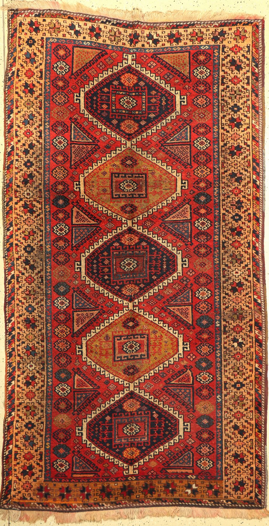 Yürük antik, Türkei, um 1900, Wolle auf Wolle, ca. 255 x 140 cm, EHZ: 5