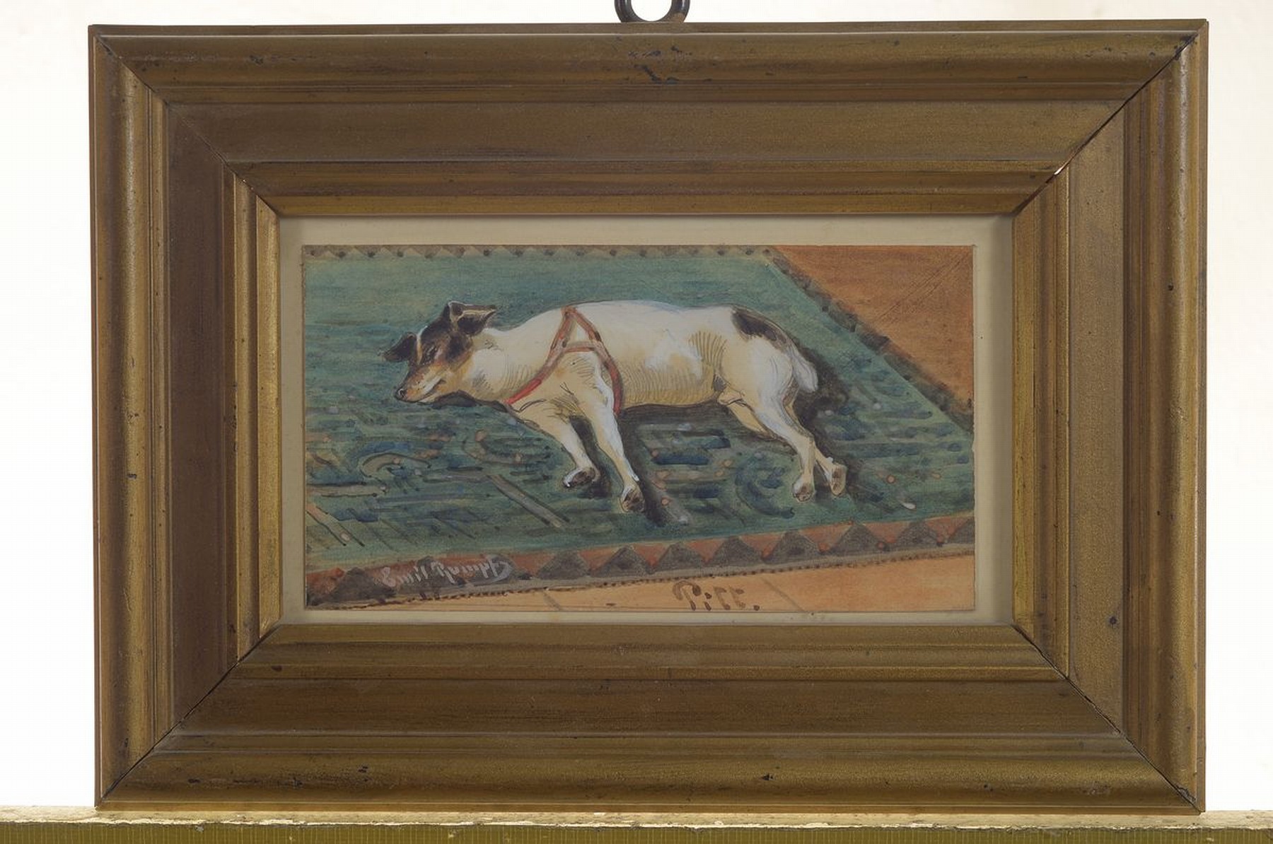 Detail k: Paul Emil Rumpf, 1860 Frankfurt/Main-1948, Sohn u. Schüler von Philipp Rumpf, Studium an den Akademien Düsseldorf u. Karlsruhe bei Kaspar Ritter; ...