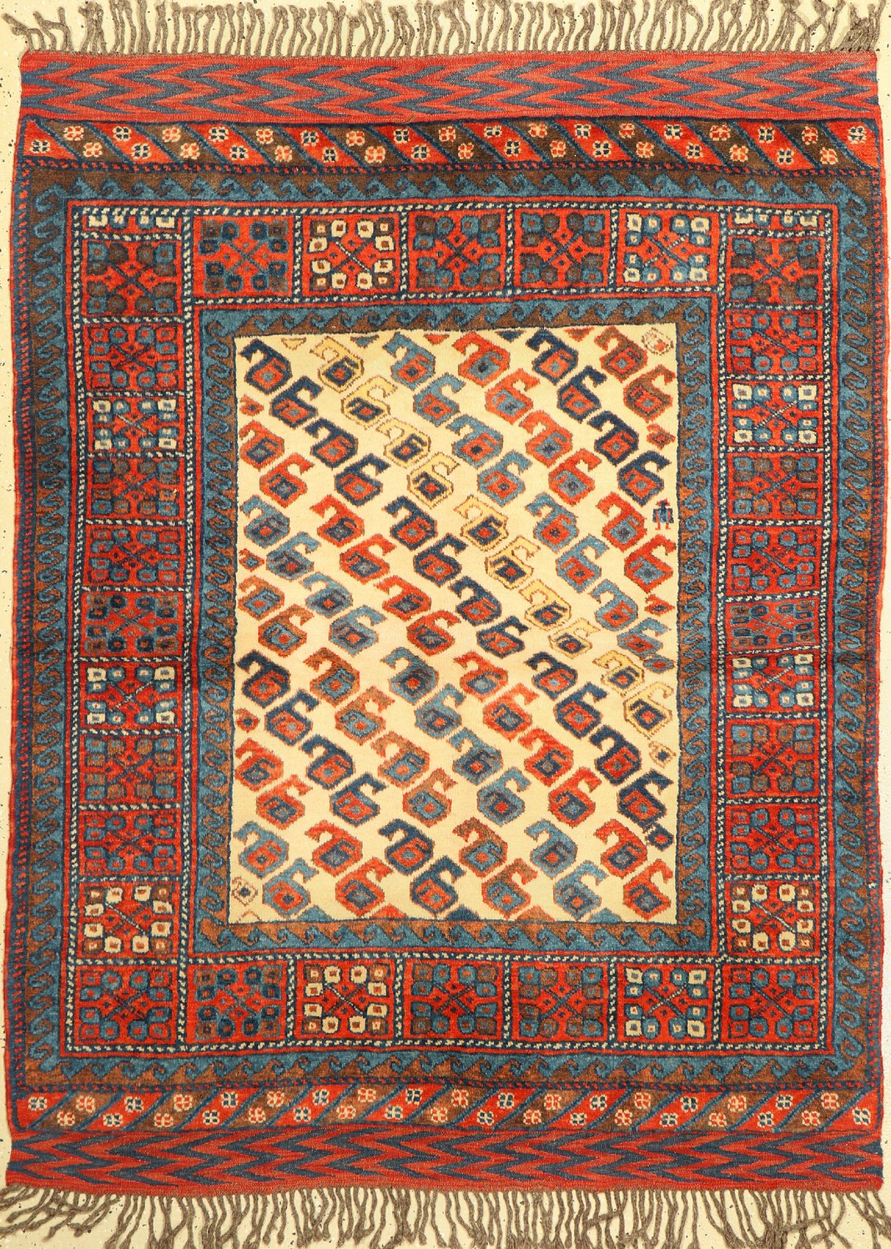 Ghaschgai, Persien, ca. 50 Jahre, Wolle aufWolle, ca. 173 x 133 cm, EHZ: 2