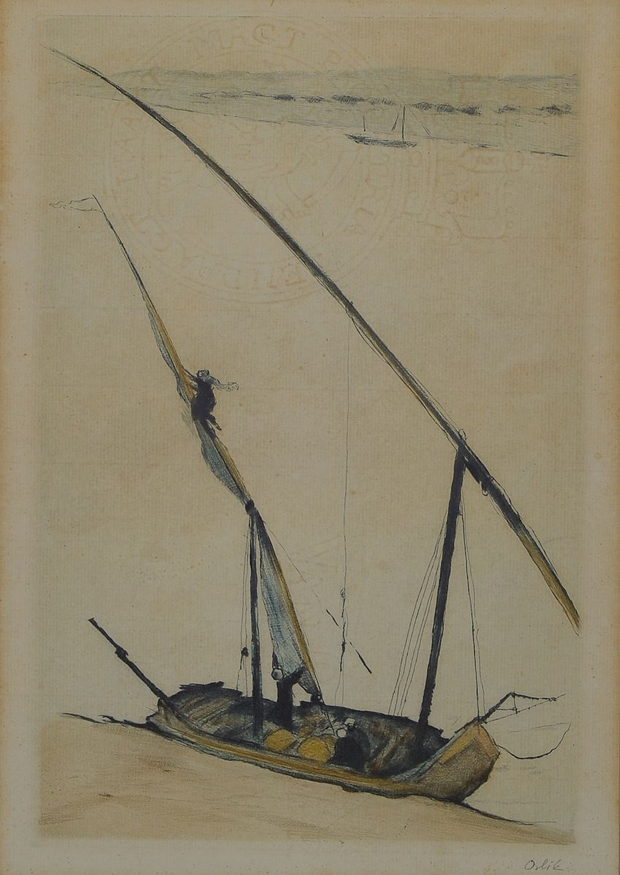 Emil Orlik, 1870 Prag - 1932 Berlin, Ausbildung bei Heinrich Knirr u. ab 1891 an der Akademie München mit Schwerpunkt auf die grafischen Künste, ...