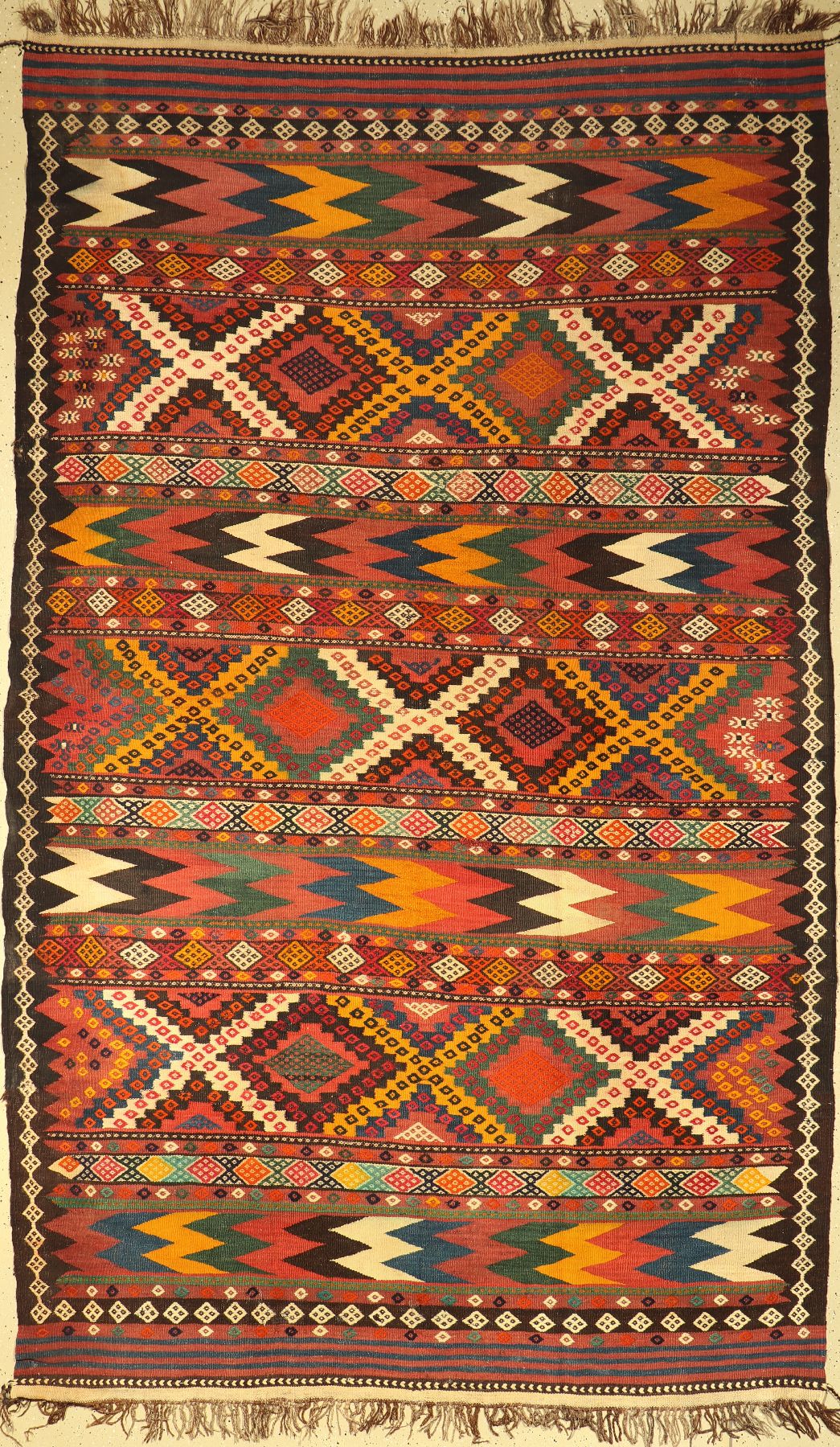 Ersari Kelim, Afghanistan, um 1940, Wolle auf Wolle, ca. 356 x 206 cm, EHZ: 4