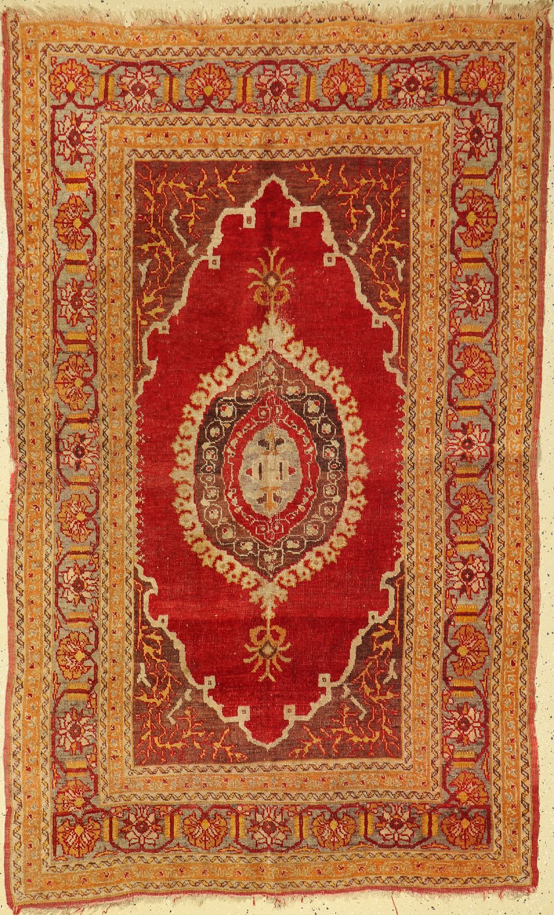 Antiker Kirsehir, Türkei, um 1900, Wolle auf Wolle, ca. 200 x 125 cm, EHZ: 4