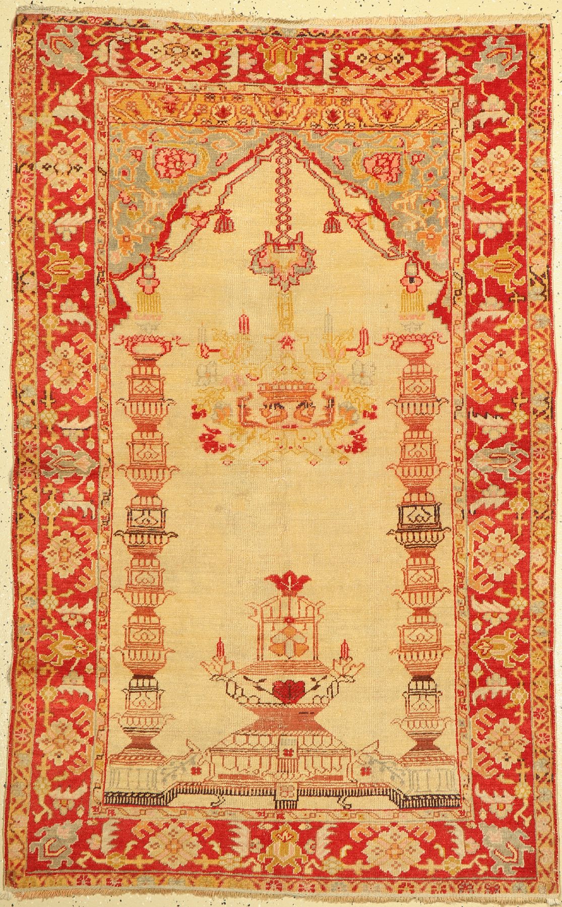 Antiker Kirsheir, Türkei, um 1900, Wolle auf Wolle, ca. 190 x 120 cm, EHZ: 3-4