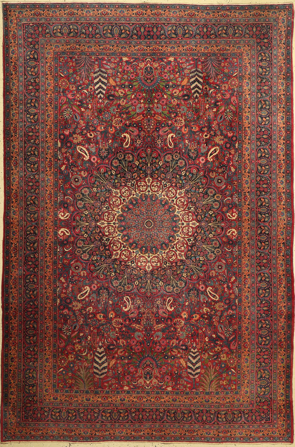 Feiner Khorasan, Persien, um 1930, Korkwolle, ca. 333 x 222 cm, EHZ: 3-4