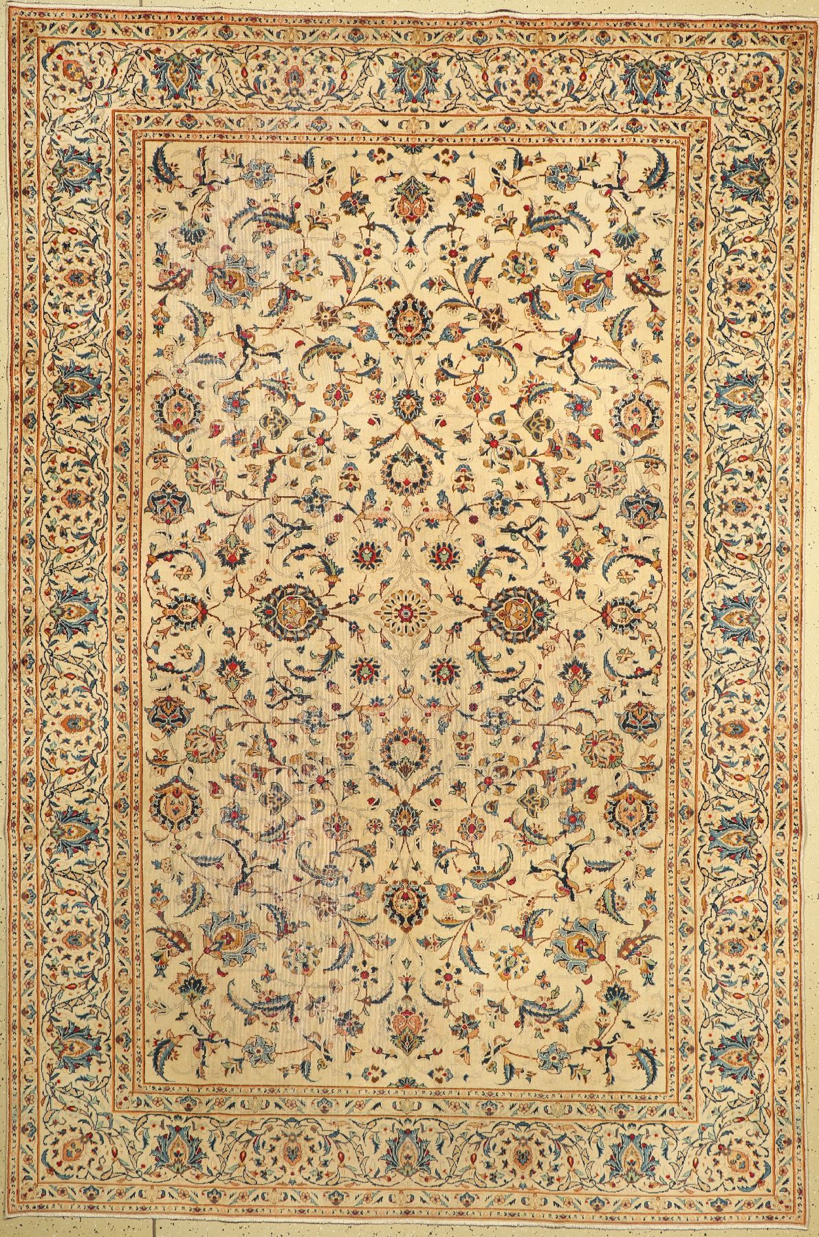 Feiner Keschan, Persien, ca. 60 Jahre, Korkwolle, ca. 330 x 220 cm, EHZ: 3-4