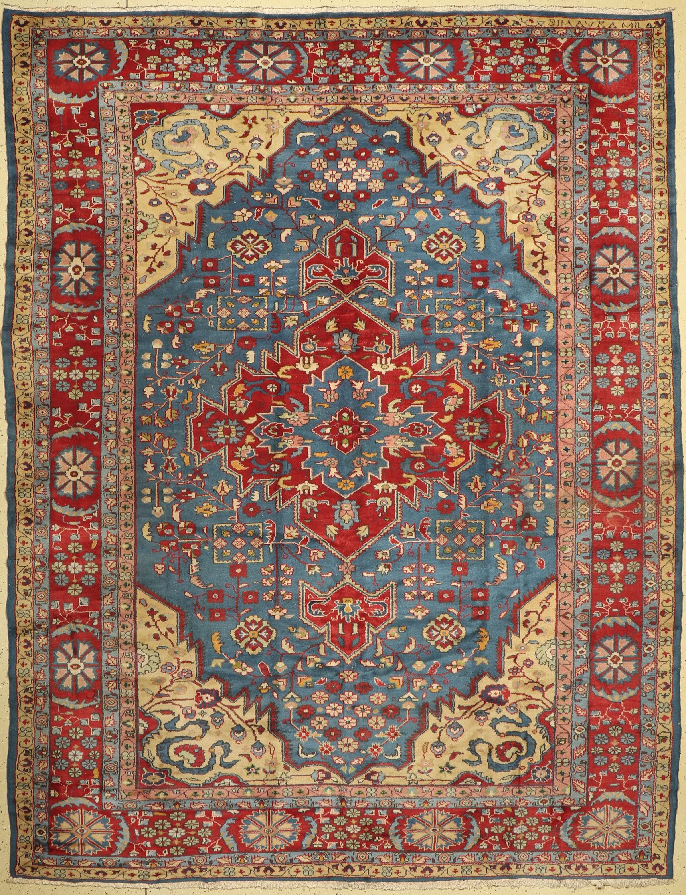 Täbriz, Rumänien, ca. 60 Jahre, Wolle auf Baumwolle, ca. 340 x 260 cm, EHZ: 2