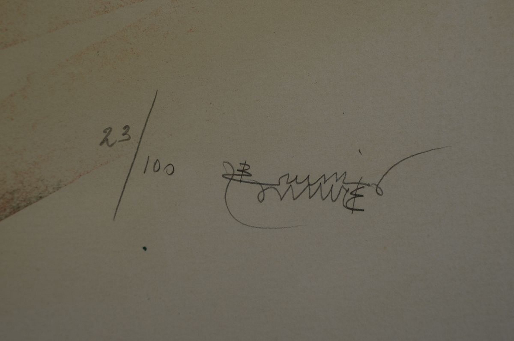 Detail c: Bruno Bruni, geb. 1935 in Gradara, Konvolut aus 2 Lithografien, je sign., num. 23/100, unter Glas gerahmt, je ca.78x58,5 cm