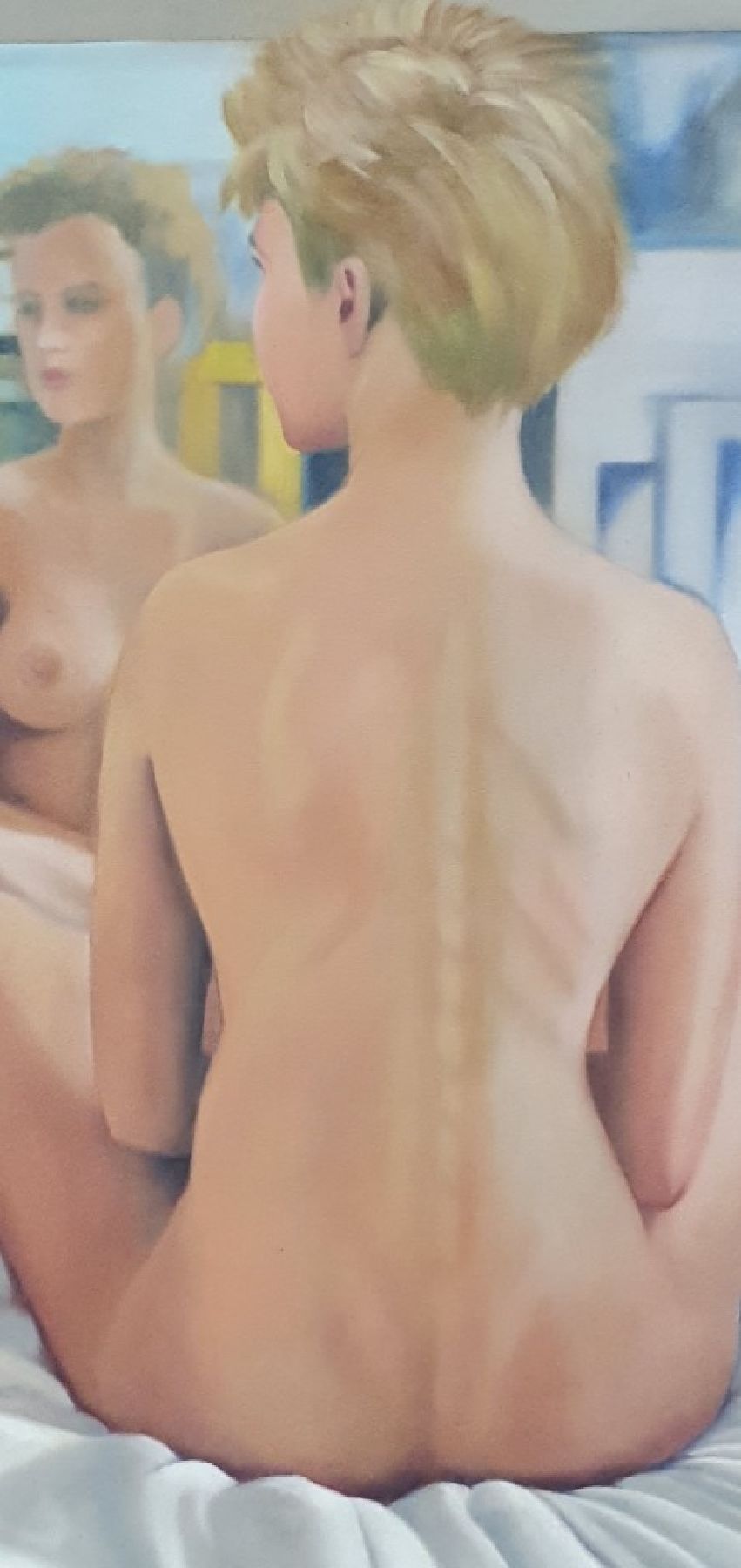 Detail d: Georgi Takev, geb. 1952, zeitgenössischer Österreichischer Maler, Malkurse und verschiedene Gruppenausstellungen, Studium als Gasthörer an der ...