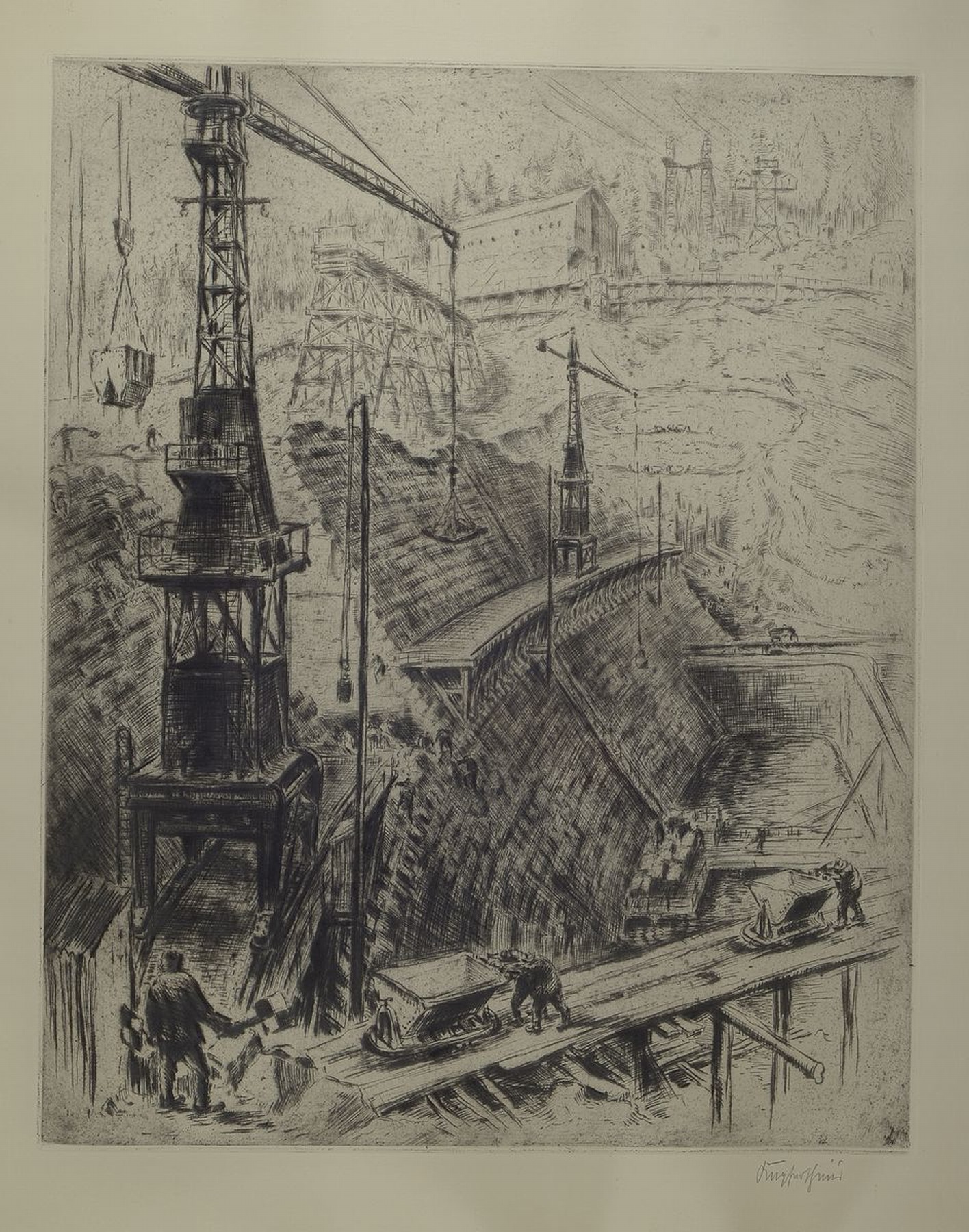 Herrmann Kupferschmid, 1885 Waldshut - 1975 Karlsruhe, Studium der Architektur u. anschließend an der Akademie Karlsruhe, v.a. Aquarelle u. ...