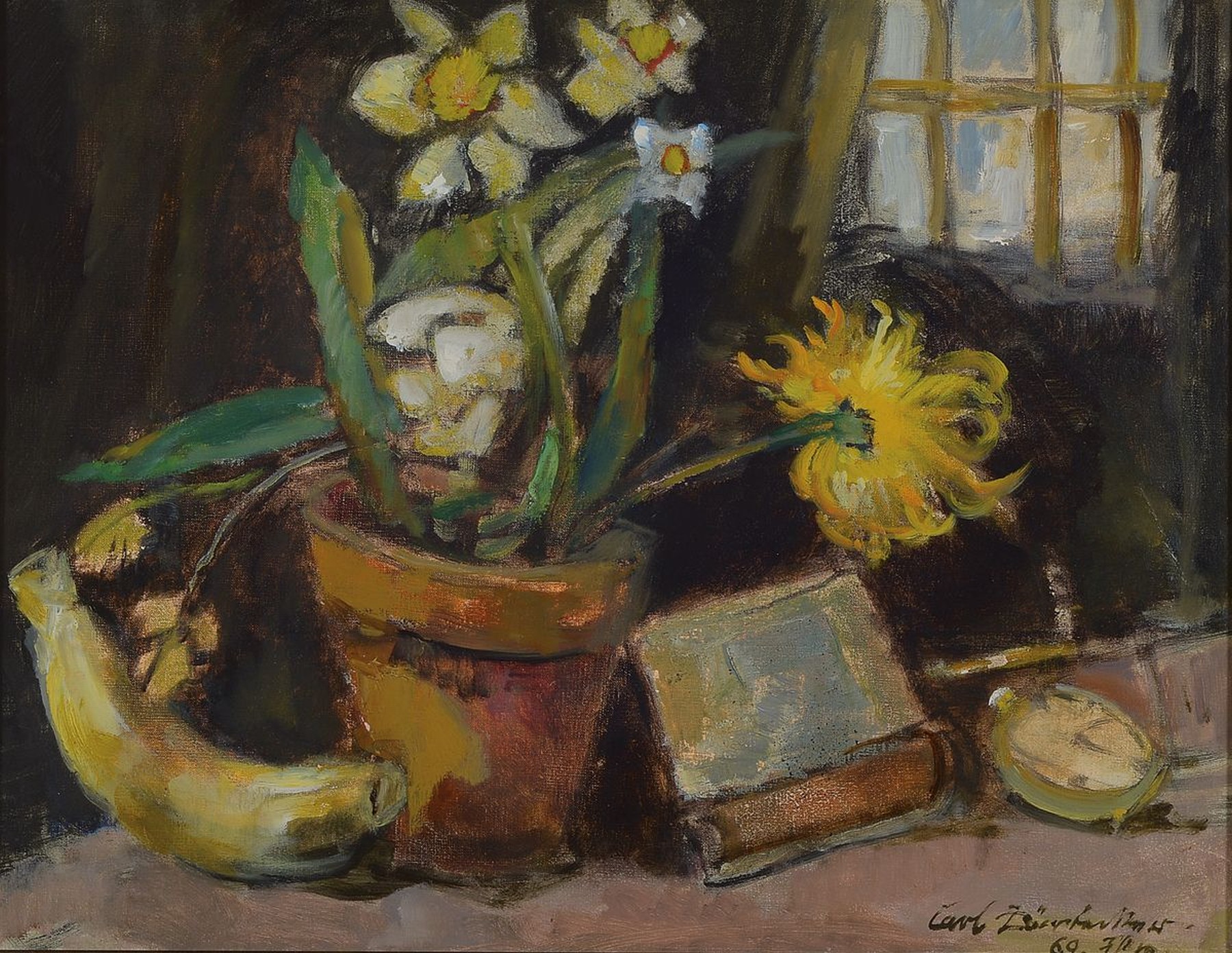 Carl Dörrbecker, 1894-1983 Frankfurt/M., Studium an der Kunstgewerbeschule und der Städel Akademie FFM sowie an der Akademie München, hier: 3 ...