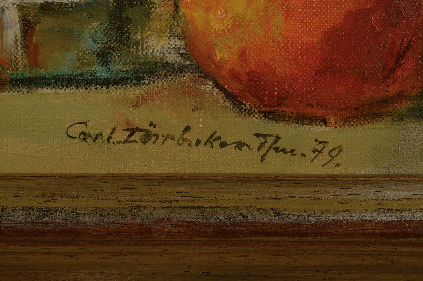 Detail c: Carl Dörrbecker, 1894-1983 Frankfurt/M., Studium an der Kunstgewerbeschule und der Städel Akademie FFM sowie an der Akademie München, hier: 3 ...