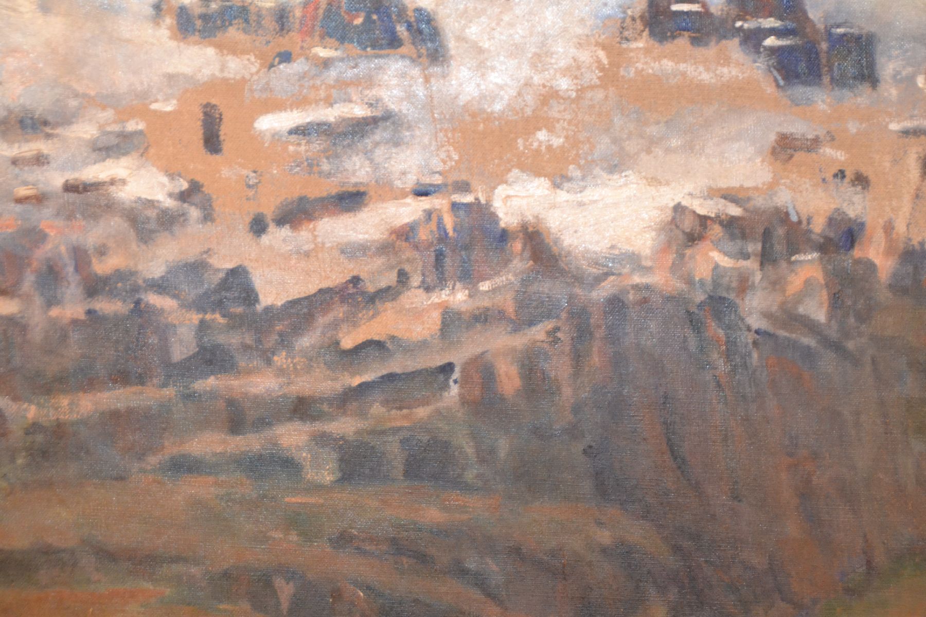 Detail c: Julius Hüther, 1881 Cannstatt bei Stuttgart - 1954 München, Studium an der Münchener Akademie bei Gabriel v. Hackl u. Ludwig v. Löfftz, lebte ...