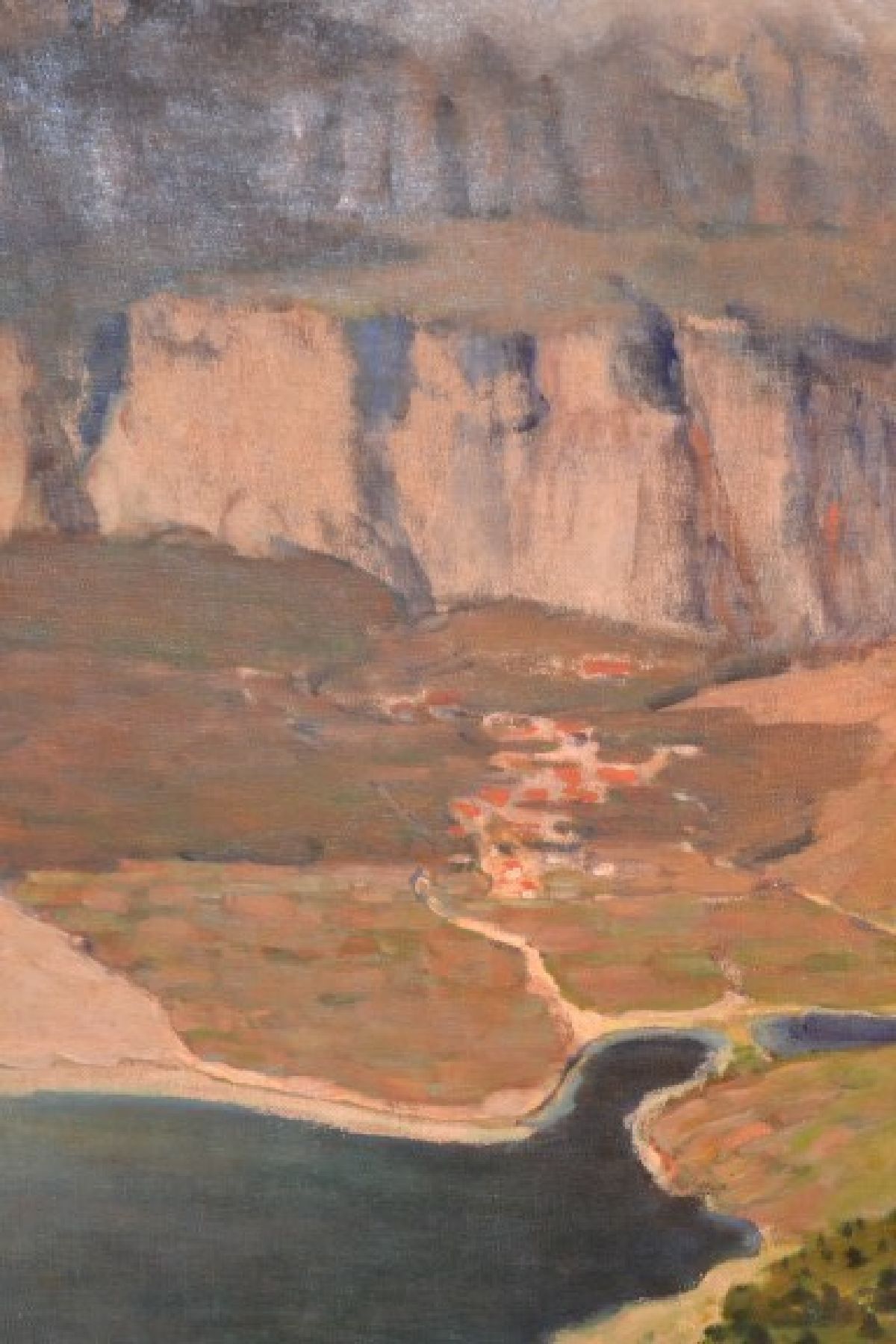 Detail d: Julius Hüther, 1881 Cannstatt bei Stuttgart - 1954 München, Studium an der Münchener Akademie bei Gabriel v. Hackl u. Ludwig v. Löfftz, lebte ...