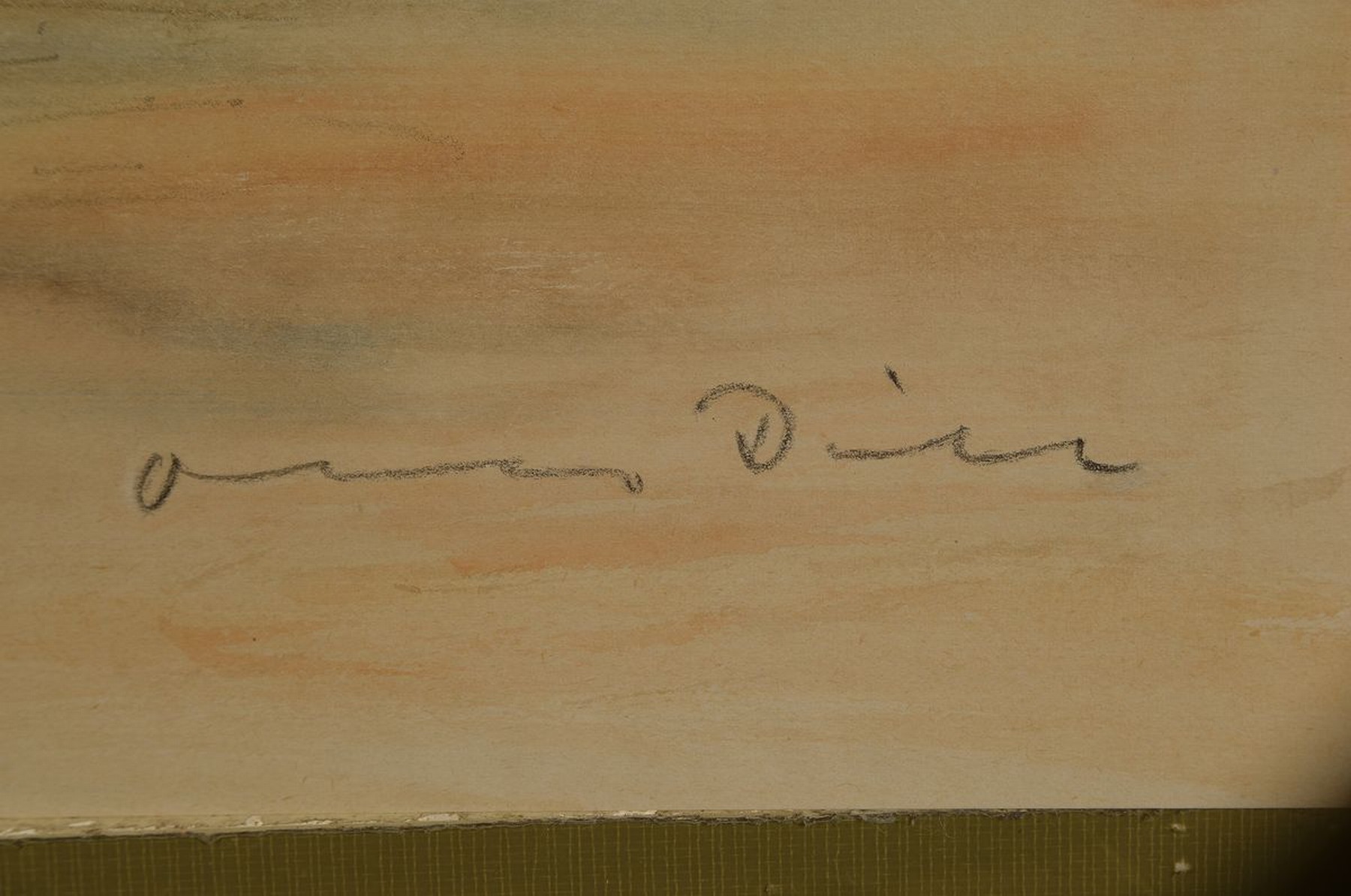 Detail a: Otto Dill, 1884 Neustadt - 1957 Bad Dürkheim, aquarellierte Zeichnung, Trabrennen, re. unten signiert, ca. 30 x 40 cm, dazu zwei Bücher: ...