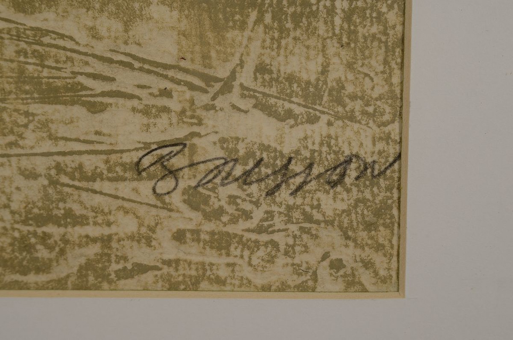 Detail a: Pierre Bresson, geb. 1941 Paris, Abstrakte Komposition, Farb-Carborundum, um 1960-70, handsigniert und num. 54/90, ca. 64x44cm, u.Gl., R. ca. 81x64cm