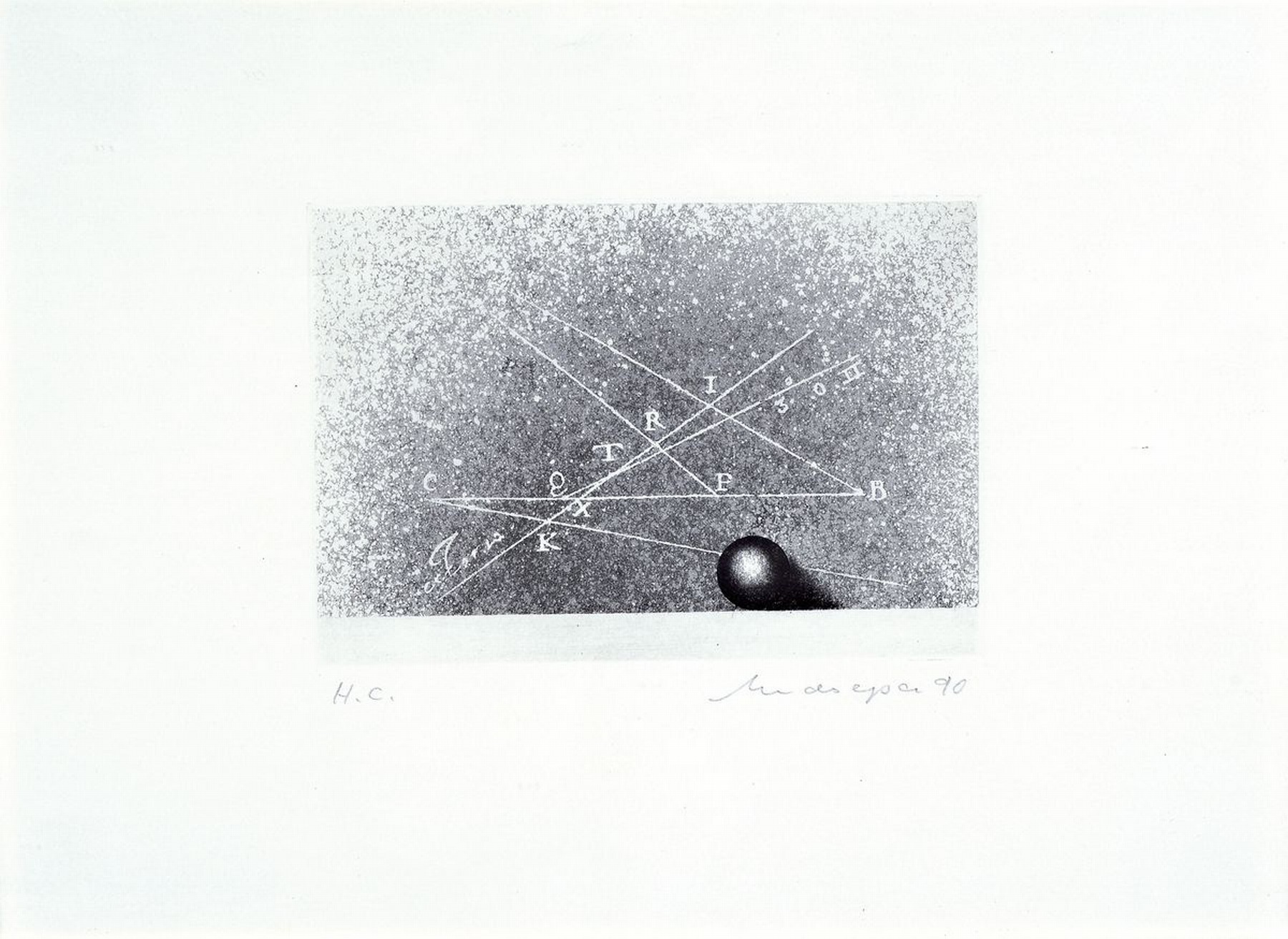 Friedrich Meckseper, 1936-2019, 4 kleine Farblithographien, 1x sign., num. 82/ 150, unter Glas, ca. 25x20cm, sign., dat. 70, unter Glas, ca. 27x24,5 ...