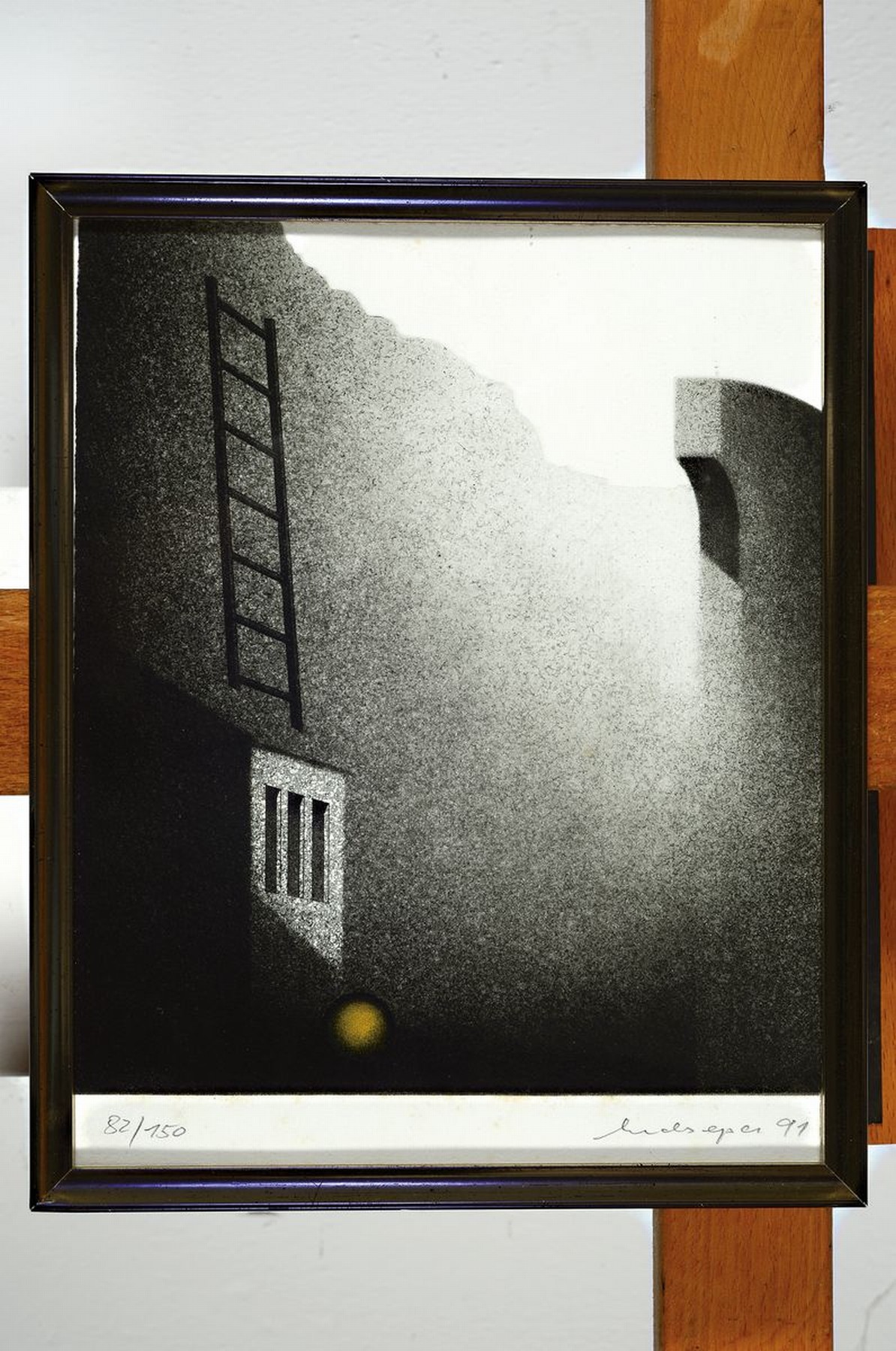 Detail m: Friedrich Meckseper, 1936-2019, 4 kleine Farblithographien, 1x sign., num. 82/ 150, unter Glas, ca. 25x20cm, sign., dat. 70, unter Glas, ca. 27x24,5 ...