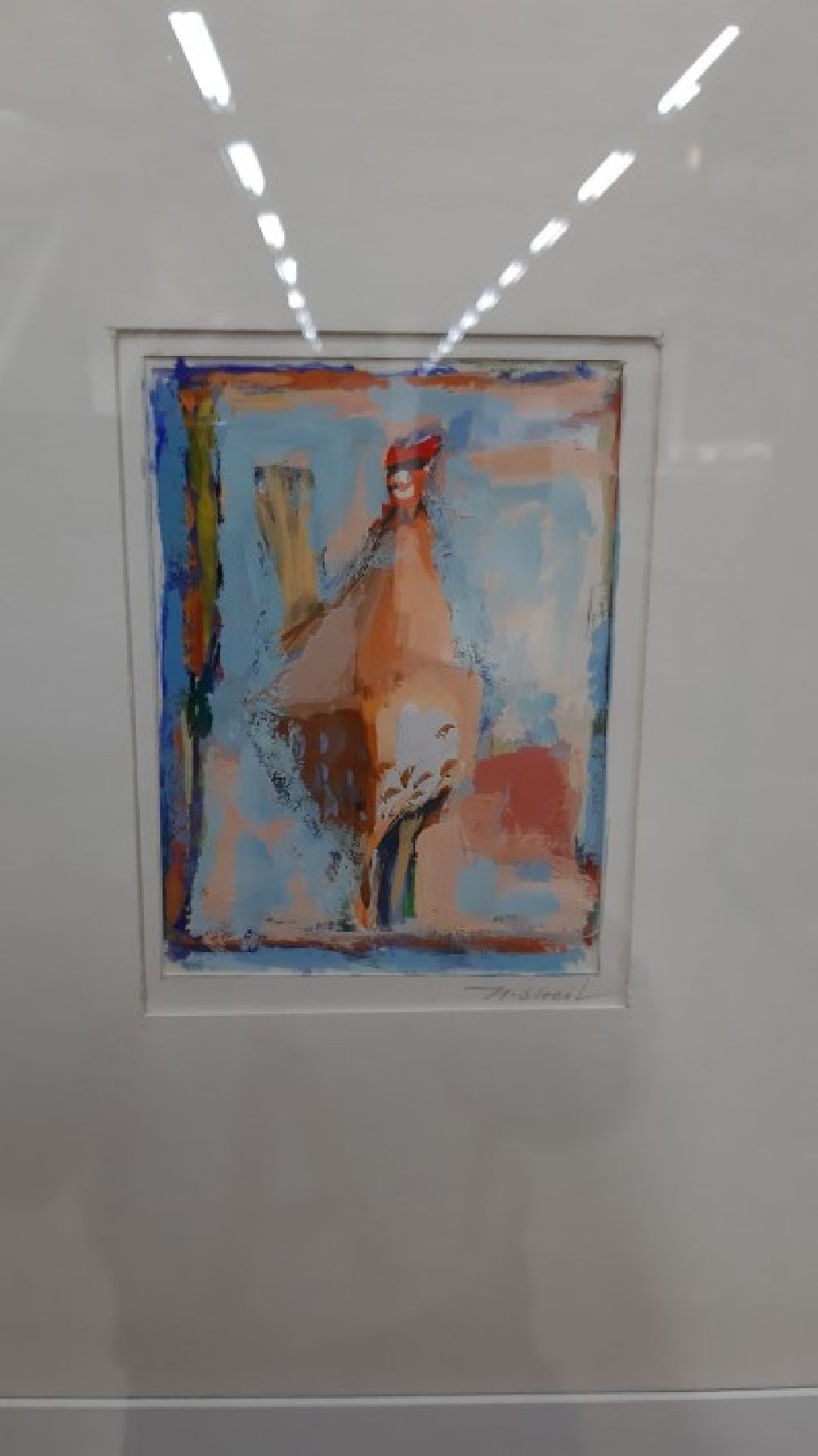 Detail c: Hanfried Streit, 1914 Aschaffenburg-1993 Burrweiler/Pfalz, Studium an der Akademie Karlsruhe u.a. bei Prof. Hermann Göbel, hier 3 Arbeiten: 2x ...