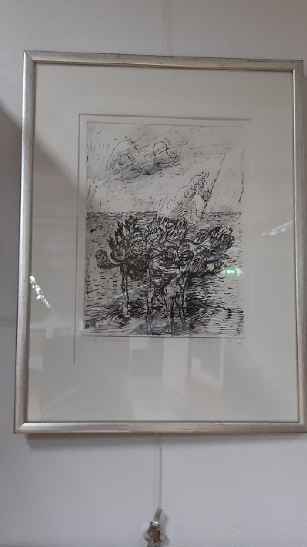 Detail g: Hanfried Streit, 1914 Aschaffenburg-1993 Burrweiler/Pfalz, Studium an der Akademie Karlsruhe u.a. bei Prof. Hermann Göbel, hier 3 Arbeiten: 2x ...