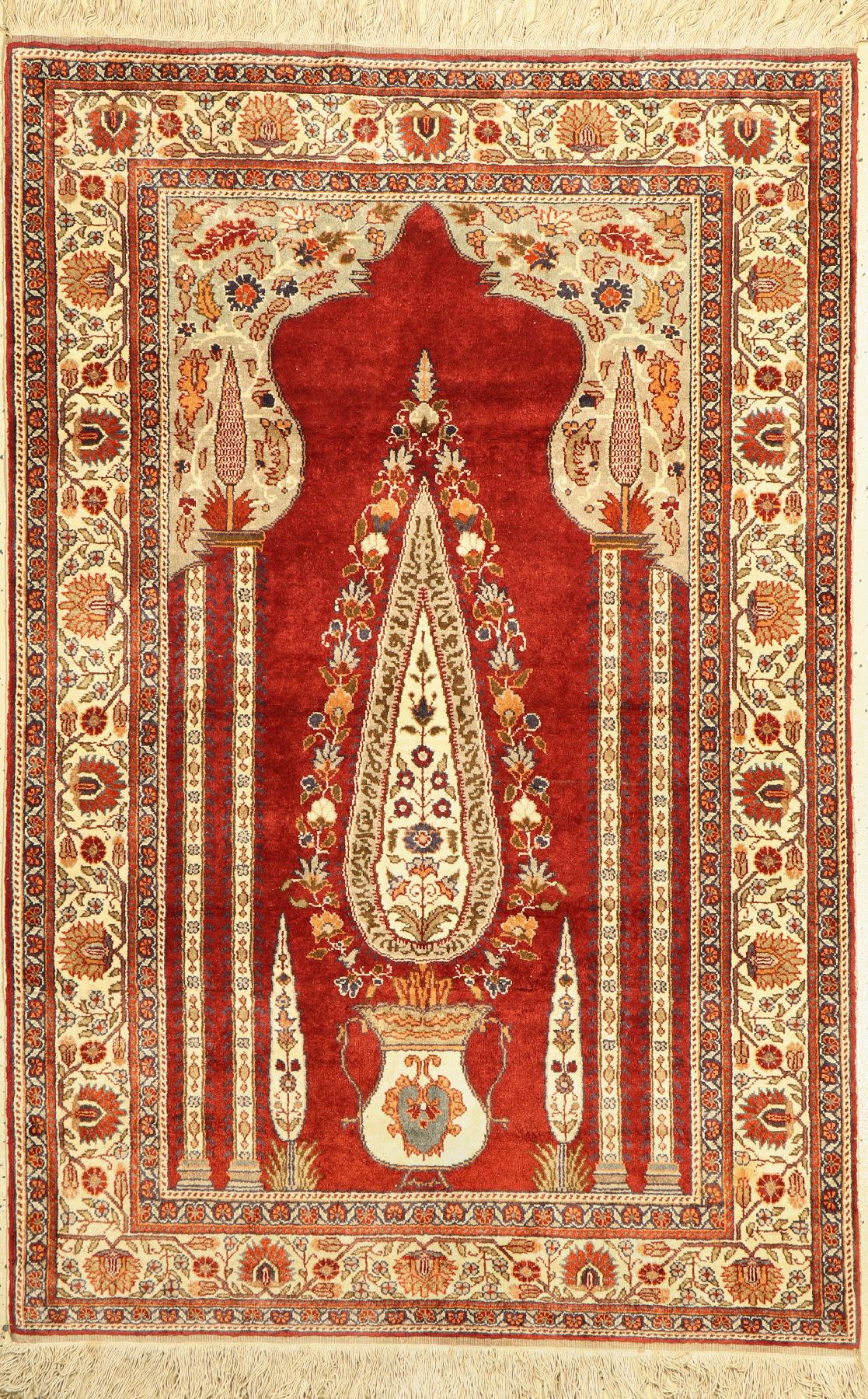 Kayseri, Türkei, ca. 50 Jahre, merzerisierte Baumwolle, ca. 180 x 120 cm, EHZ: 2