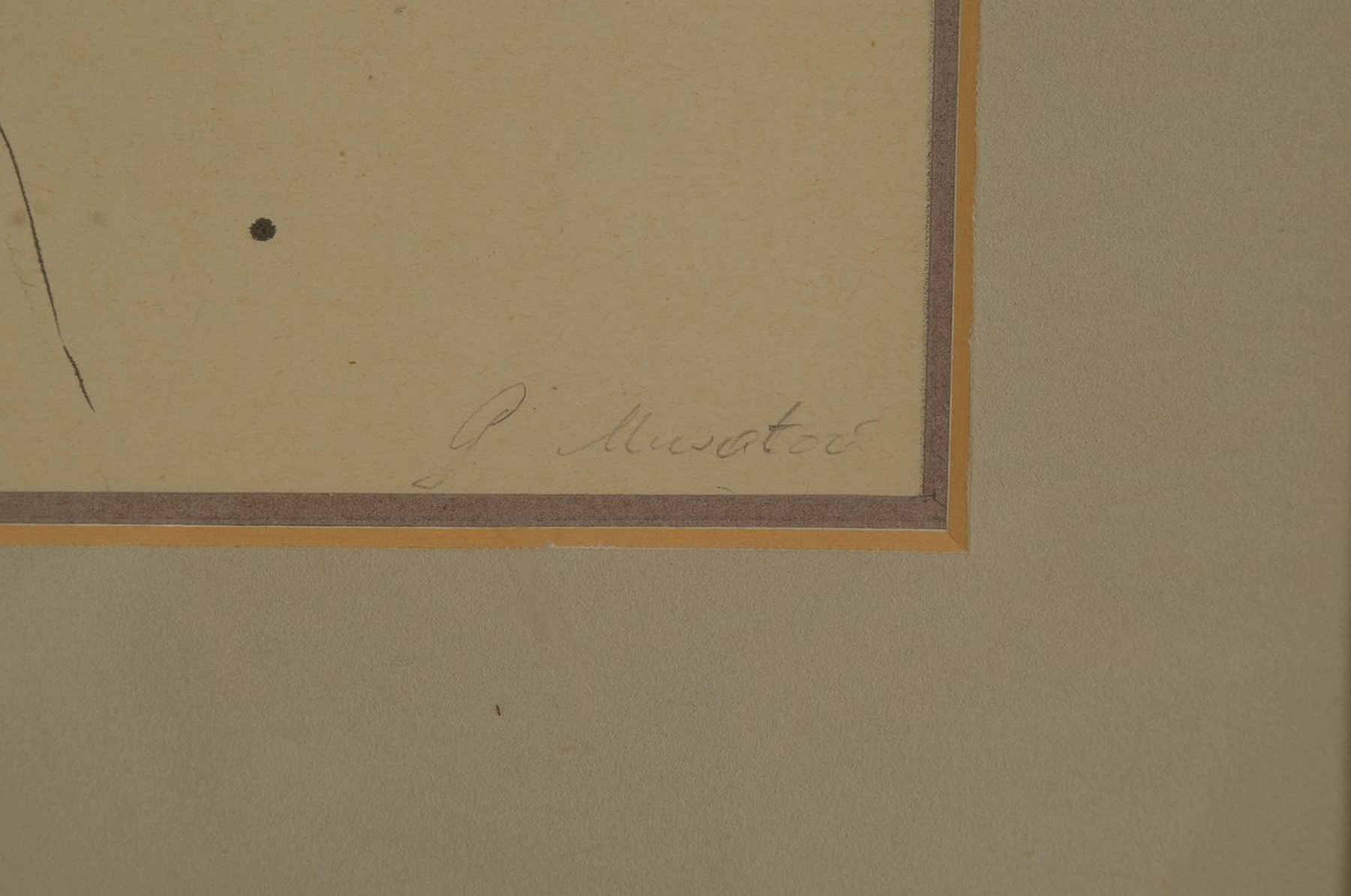Detail a: Grigorij Musatov, 1889 Buzuluk (Russland) - 1941 Prag, tschechischer Künstler, Sohn d. Ikonenmalers Alexei Musatov, Studium a.d. Kunsthochschulen ...