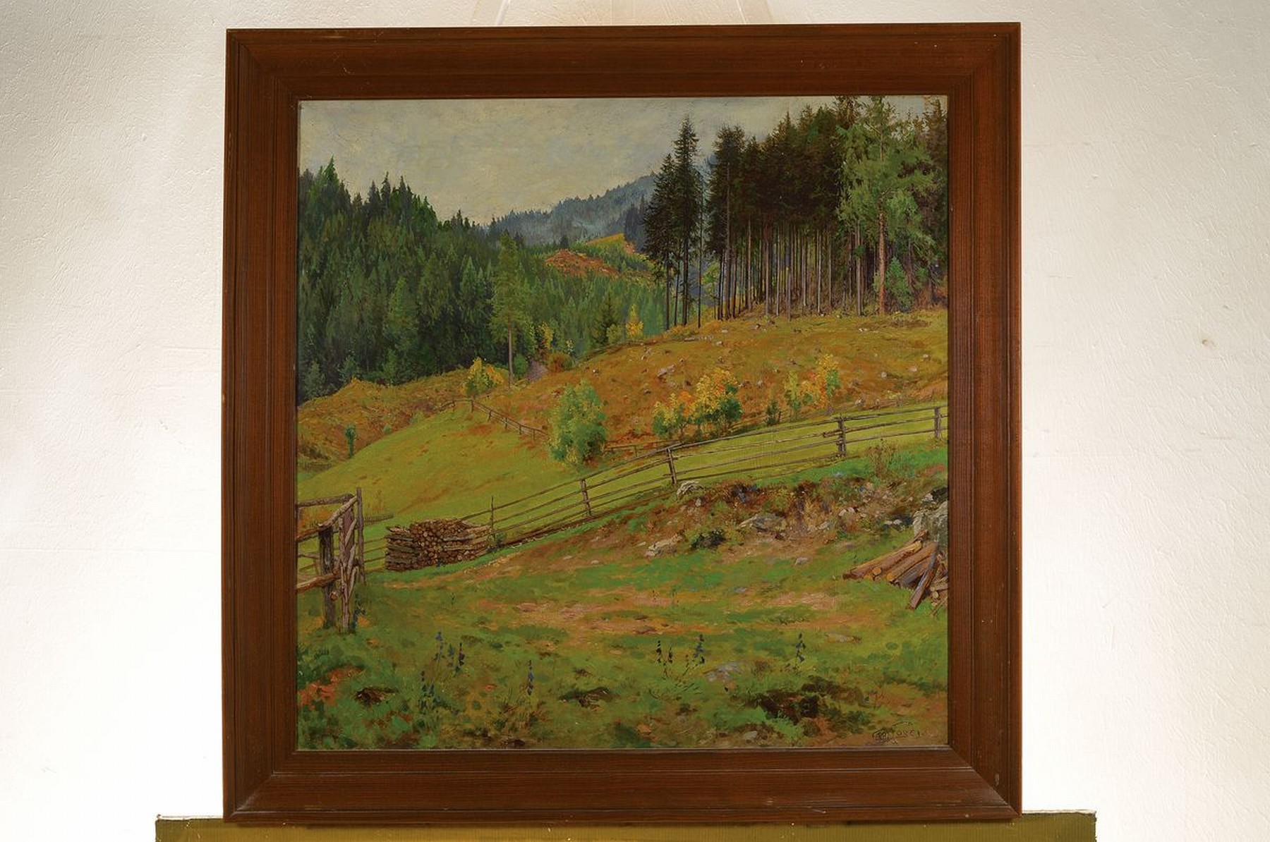 Detail k: Carl Raimund Lorenz, 1871 Wien-1945 ebenda , Schüler von Robert Schäffer, war als Theaterdekorationsmaler tätig, betätigte sich ab 1900 als ...