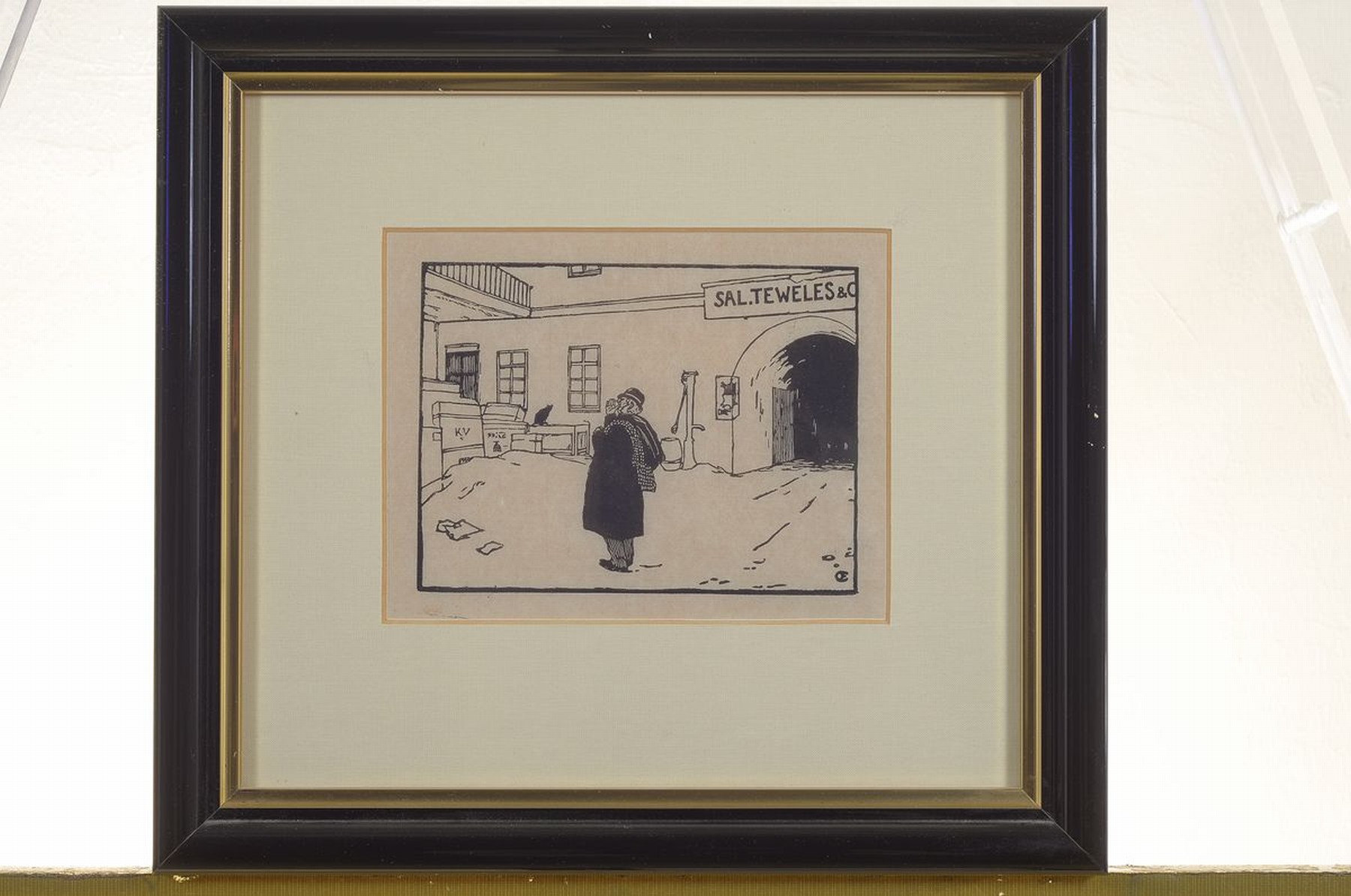 Detail k: Emil Orlik, 1870 Prag - 1932 Berlin, Ausbildung bei Heinrich Knirr u. ab 1899 an der Münchener Akademie mit Schwerpunkt auf diegrafischen Künste, ...