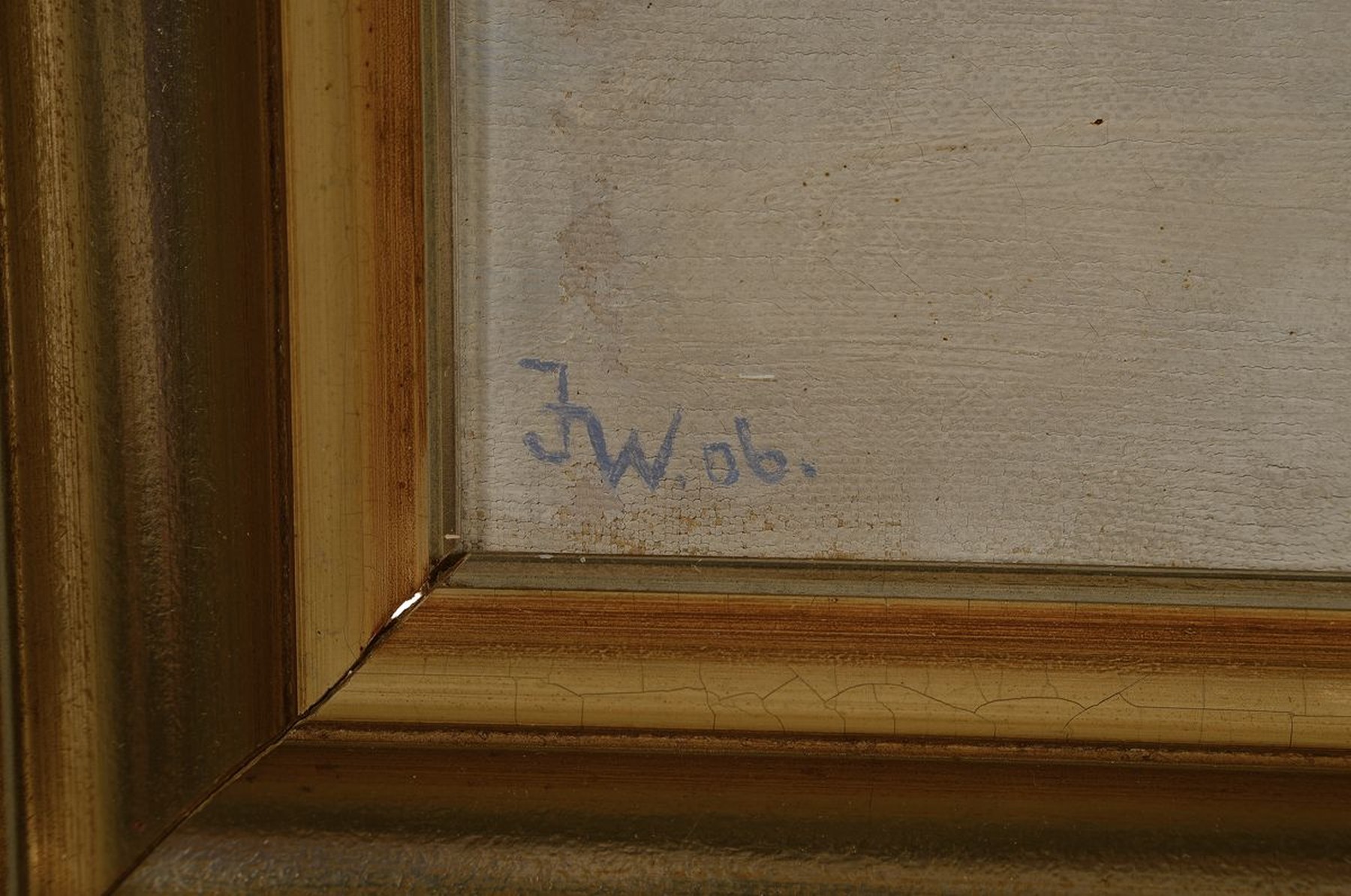 Detail a: Zuschreibung: Julius Wohlers, 1867 Hamburg-1953 Königreich (heute Jork bei Stade), Studium an der Akademie Berlin und bei Peter A. Schou in ...