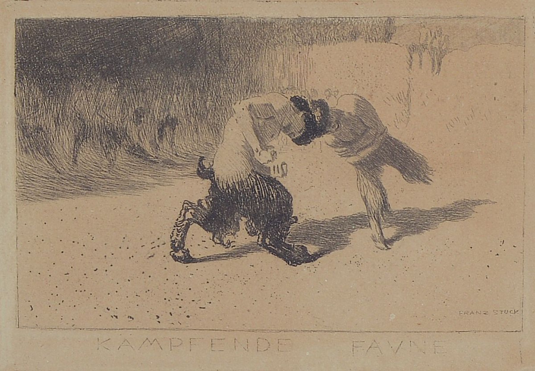 Franz von Stuck, 1863 Tettenweis - 1928 München, Ausbildung an der Königlichen Kunstgewerbeschule München sowie an der Akademie München, ...