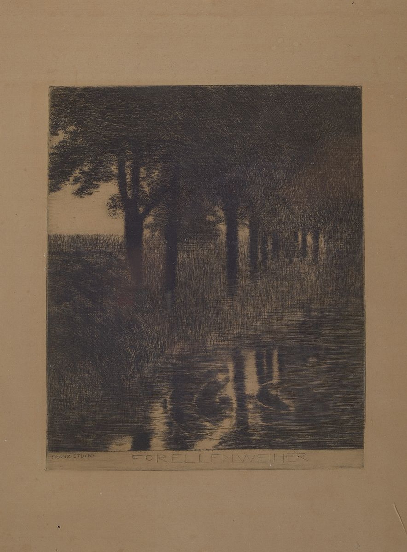 Detail a: Franz von Stuck, 1863 Tettenweis - 1928 München, Ausbildung an der Königlichen Kunstgewerbeschule München sowie an der Akademie München, ...