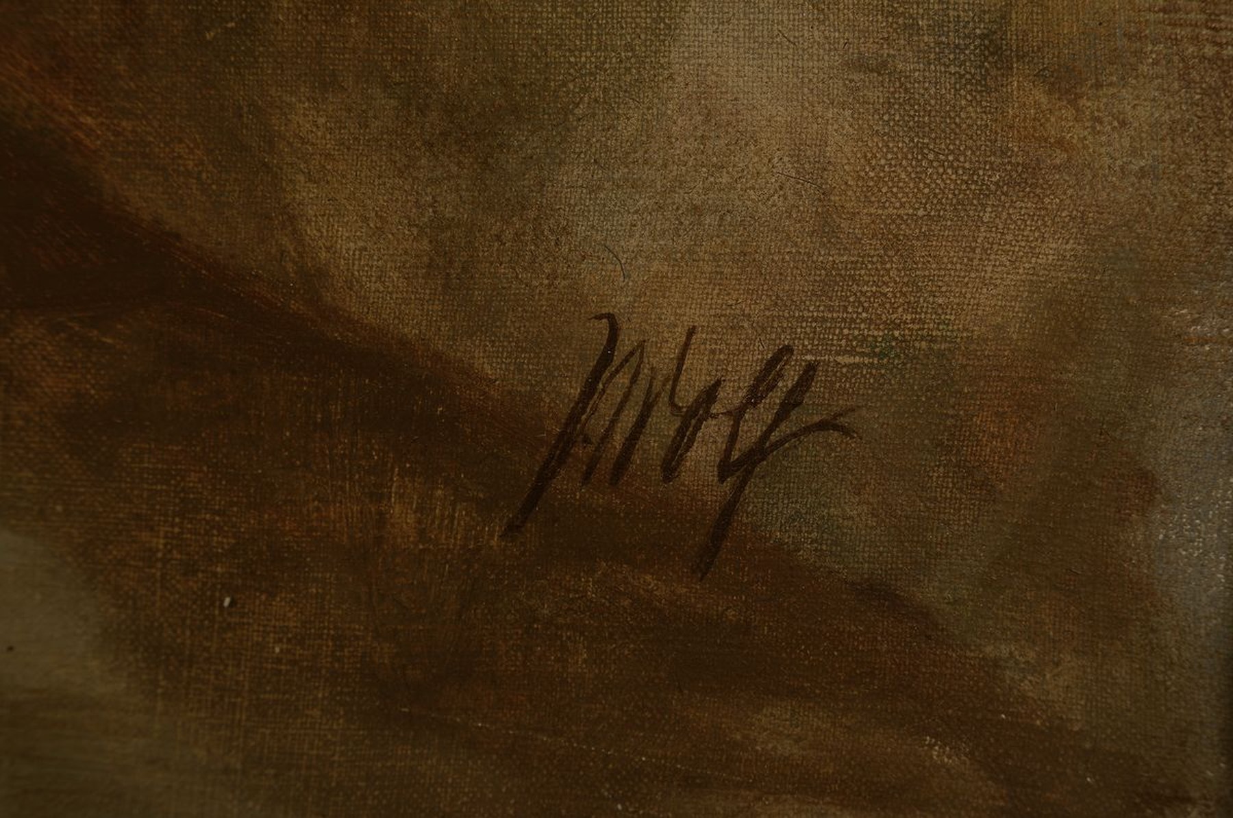 Detail a: Julius Wolf, 1909 Rottweil-1996 Kempten, Sitzender Halbakt, Öl/Lwd, rechts unten signiert, ca. 70x60cm, R. ca. 77x67cm