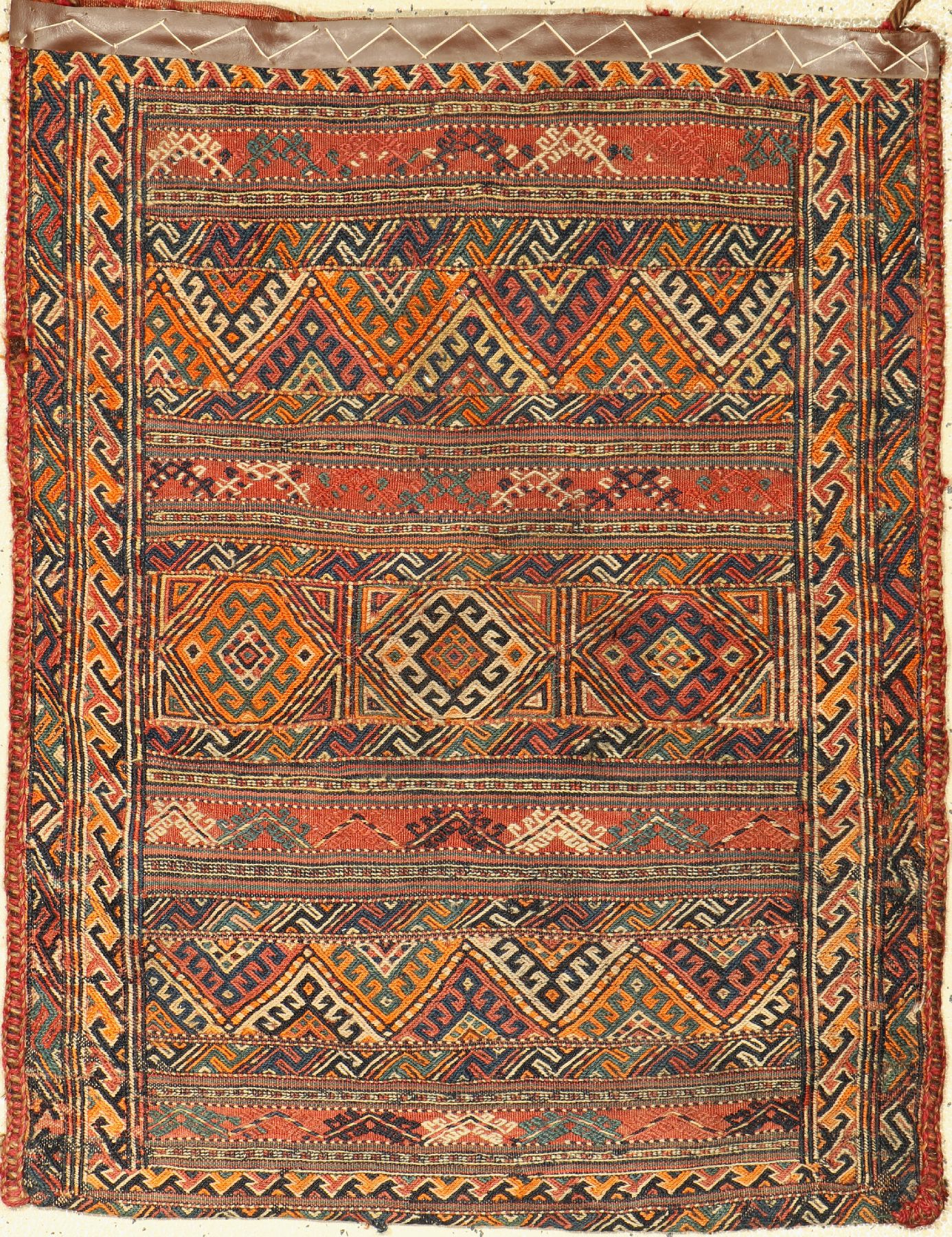 Sumakh Tasche, Persien, um 1930, Wolle auf Wolle, ca. 105 x 82 cm, EHZ: 2-3