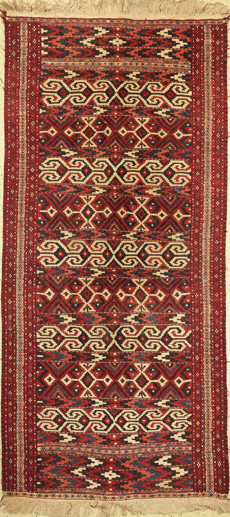 Sumakh alt, Turkmenistan, um 1940, Wolle auf Wolle, ca. 222 x 105 cm, EHZ: 2