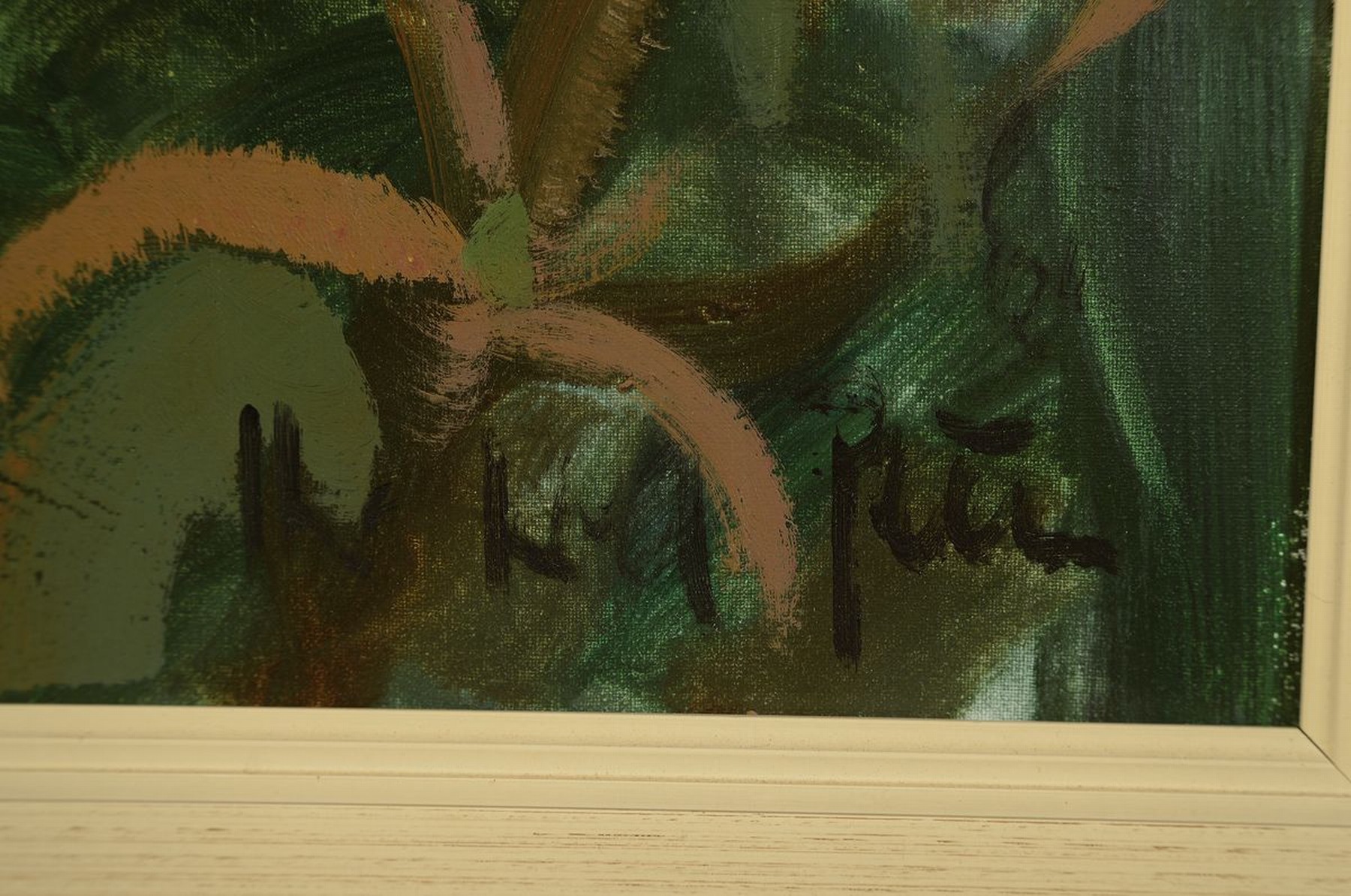 Detail a: Hans Rolf Peter, 1926-2020 Neustadt a.d. Weinstr., Blick auf das Hambacher Schloß, Öl/Lwd, rechts unten signiert, ca. 50x60cm, R. ca. 61x71cm