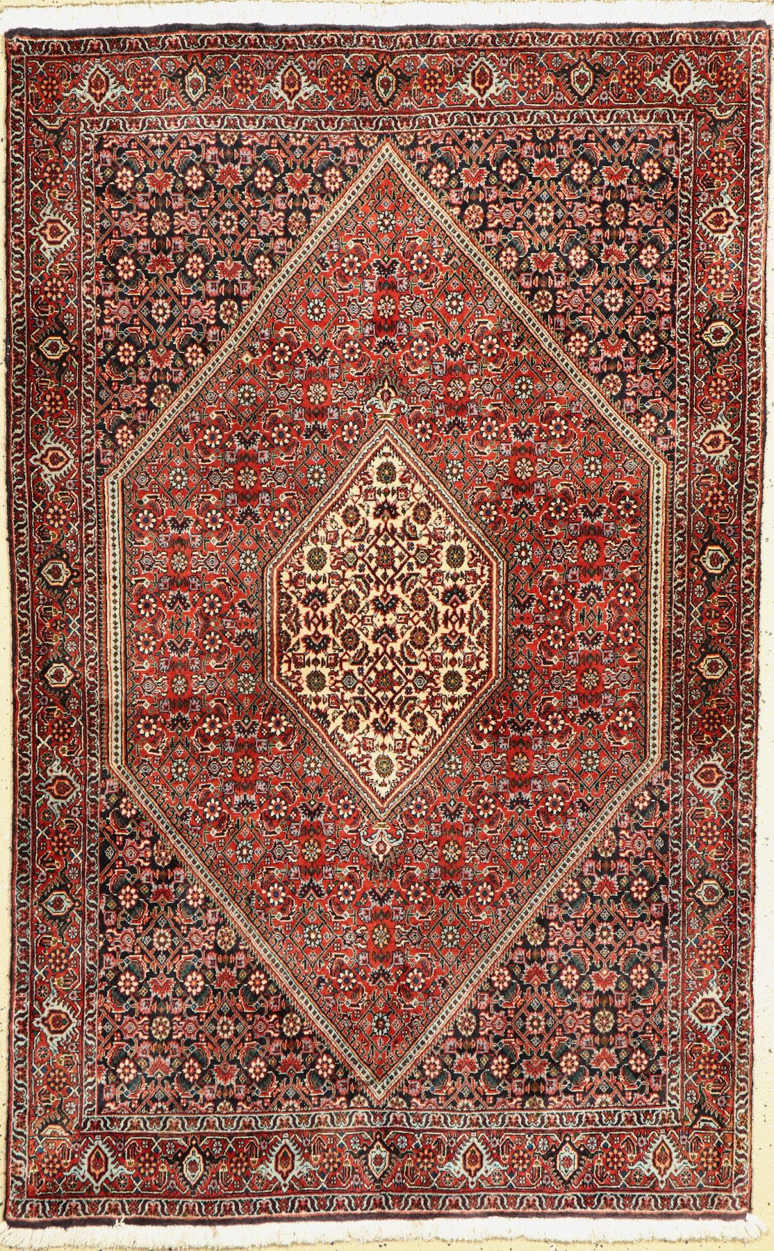 Bidjar kork fein, Persien, ca. 40 Jahre, Korkwolle, ca. 174 x 110 cm, EHZ: 2