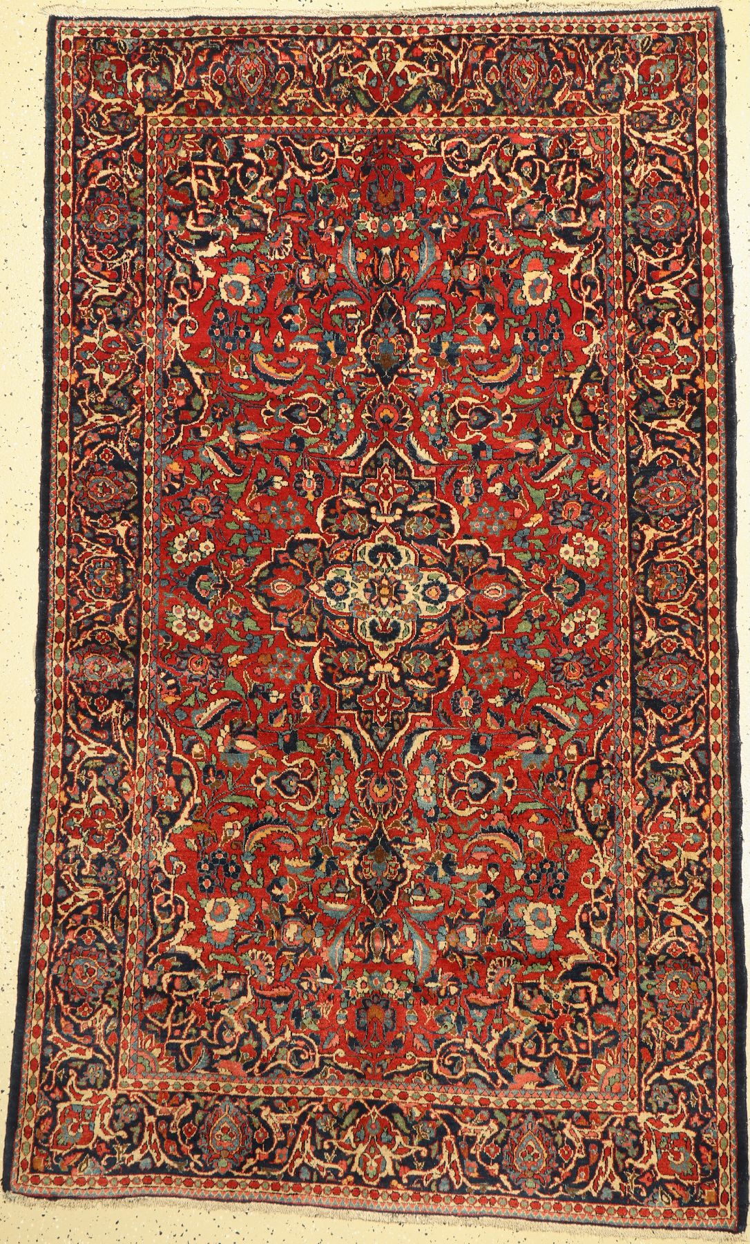 Keschan alt, Persien, um 1940, Wolle auf Baumwolle, ca. 214 x 132 cm, EHZ: 2-3