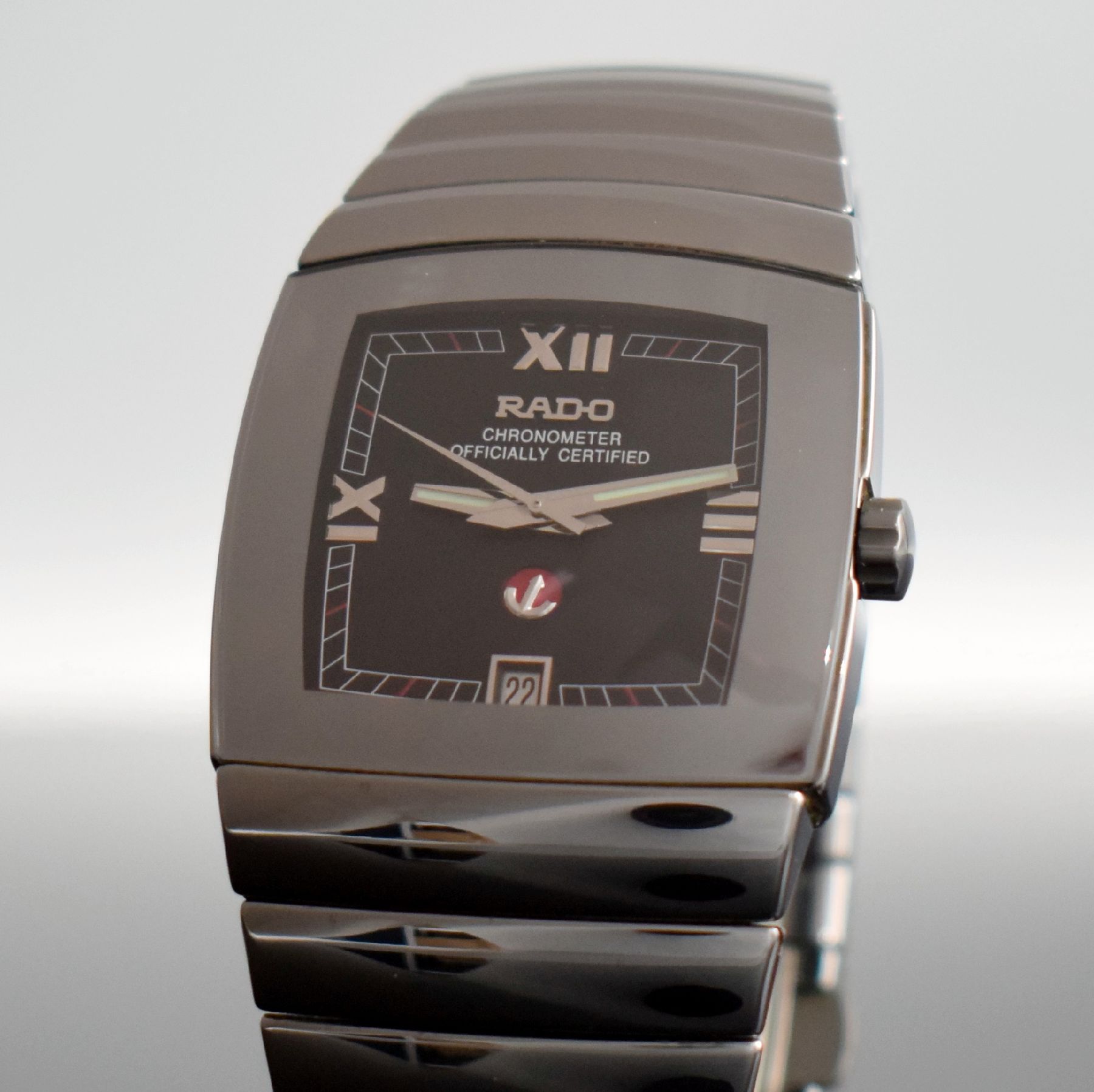 Detail a: RADO Diastar limitierte Chronometer Herrenarmbanduhr in Keramik Referenz 629.0598.3, Schweiz um 2010, Automatik, auf 1000 Stück lim. Sondermodell, ...