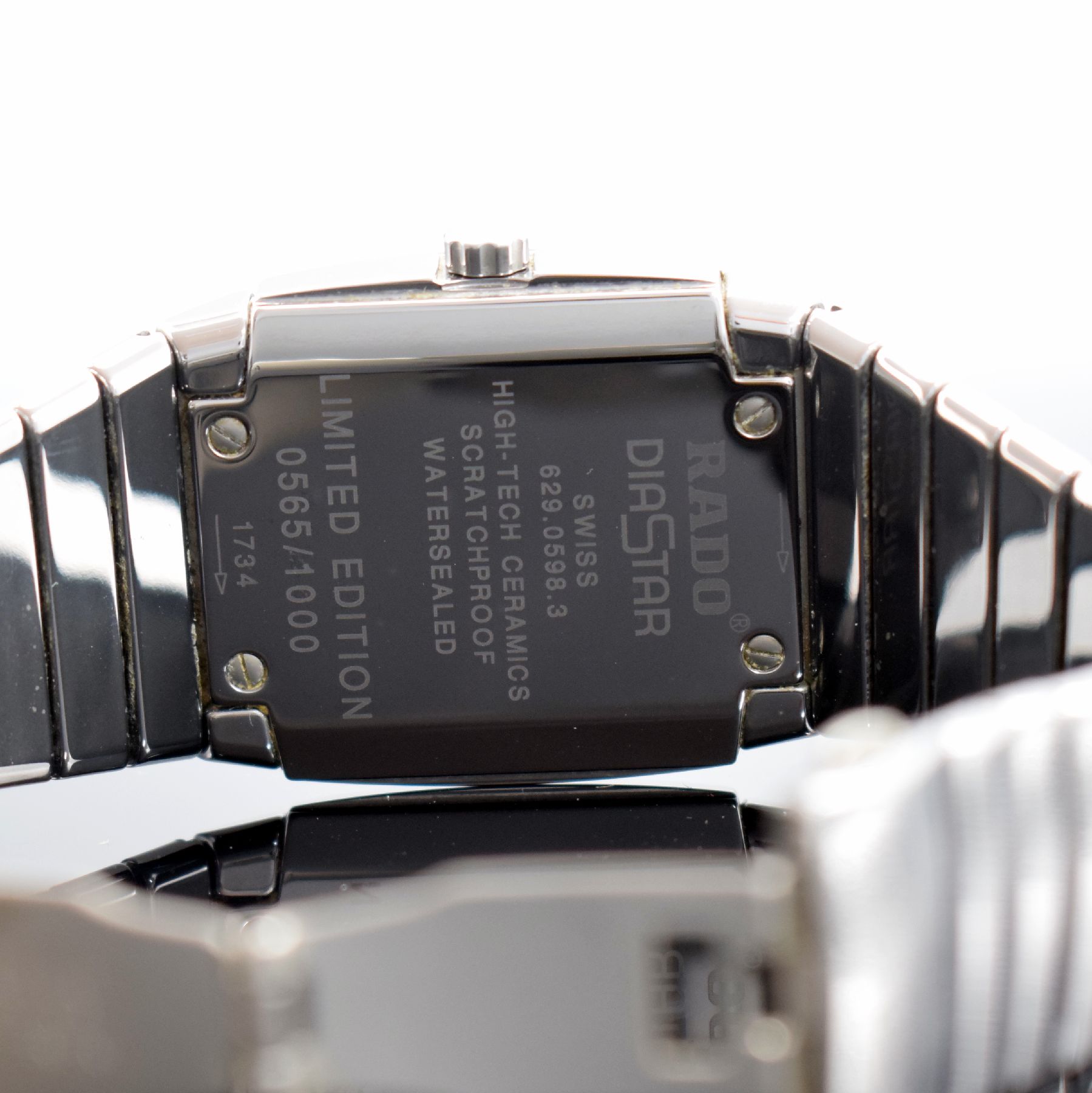 Detail d: RADO Diastar limitierte Chronometer Herrenarmbanduhr in Keramik Referenz 629.0598.3, Schweiz um 2010, Automatik, auf 1000 Stück lim. Sondermodell, ...