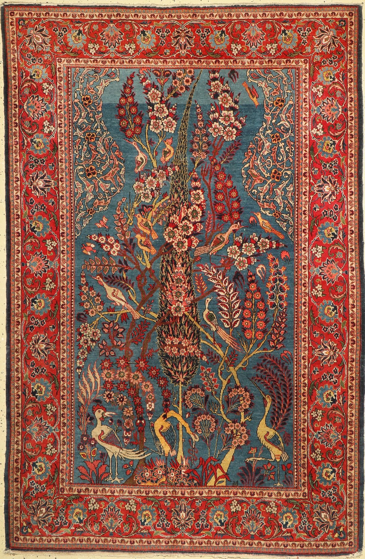 Keschan Kork (Baumteppich), Persien, um 1930, Korkwolle, ca. 206 x 135 cm, EHZ: 3