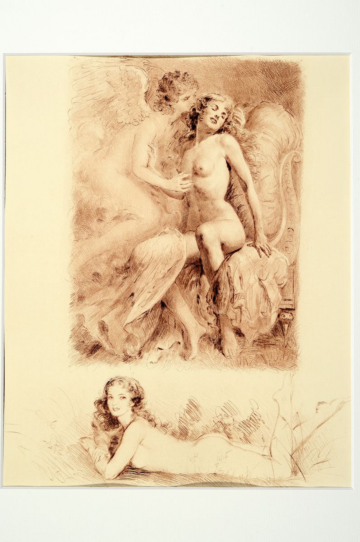 Detail k: Paul-Emile Becat, 1885-1960, war ein französischer Maler, Zeichner und Radierer, Konvolut aus 2 Werken, Drucker/Verlag: Leblanc, Baniyan Paris 1959, ...