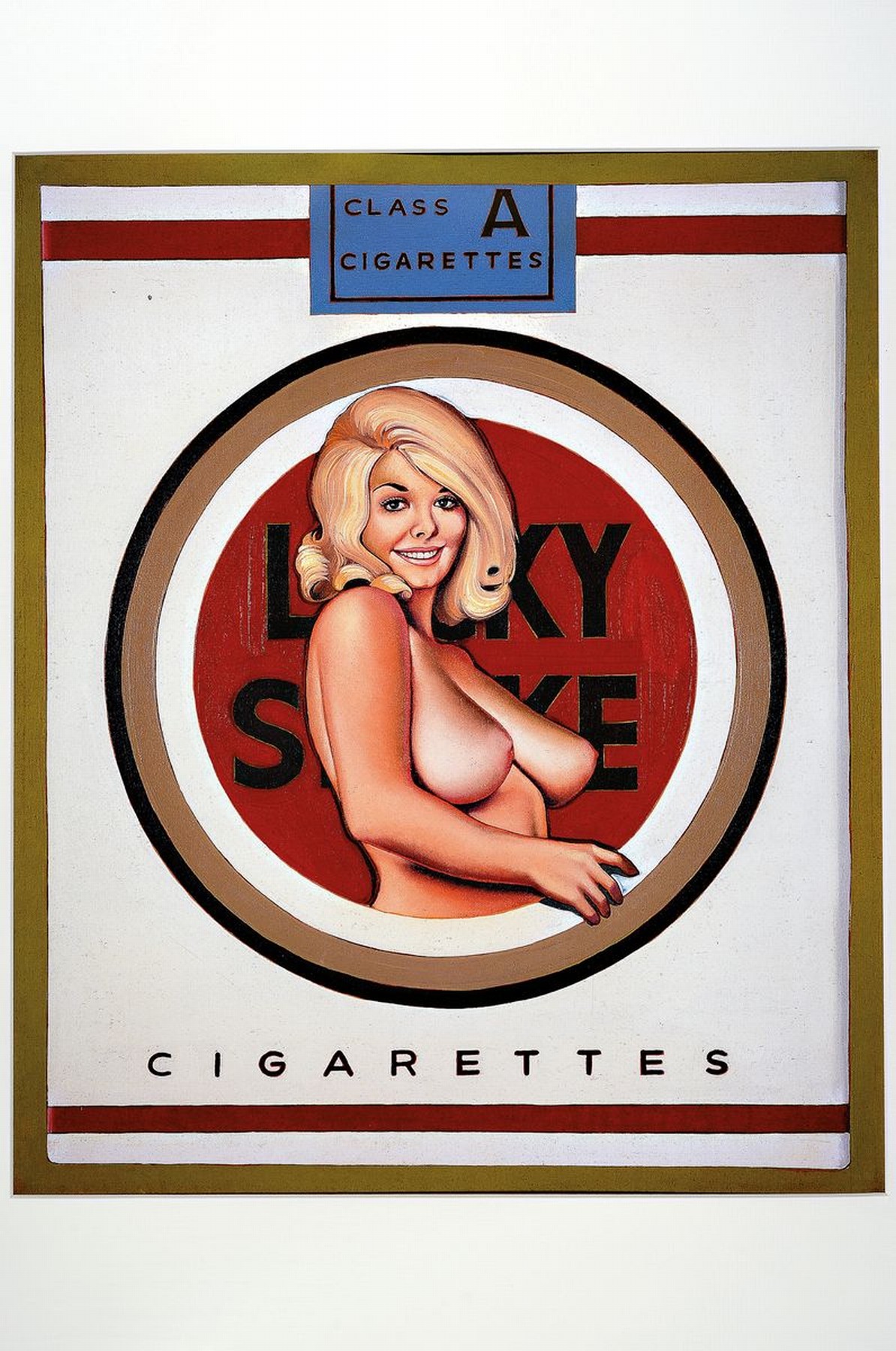 Detail k: Mel Ramos, 1935-2018, "Lucky-Lulu-Blonde" Farboffset, Drucker/Verlag publishing company-Verlag 2004, PP, Motiv ca. 55x48 cm, gesamt ca. ...
