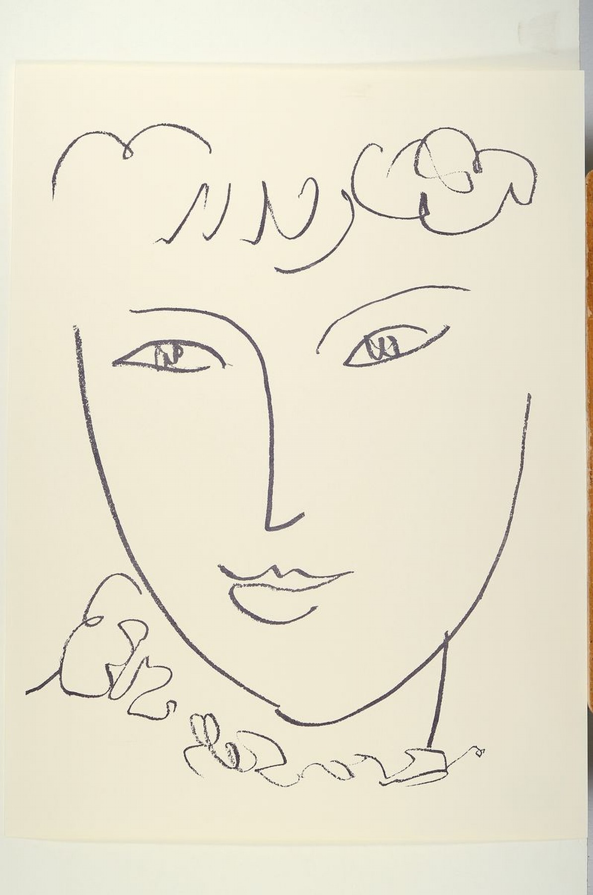 Detail k: Henri Matisse, 1869-1954, Lithografie, "La Pompadour", 1951, Drucker/Verlag: Arte, Maeght Paris, ca. 69x52 cm
