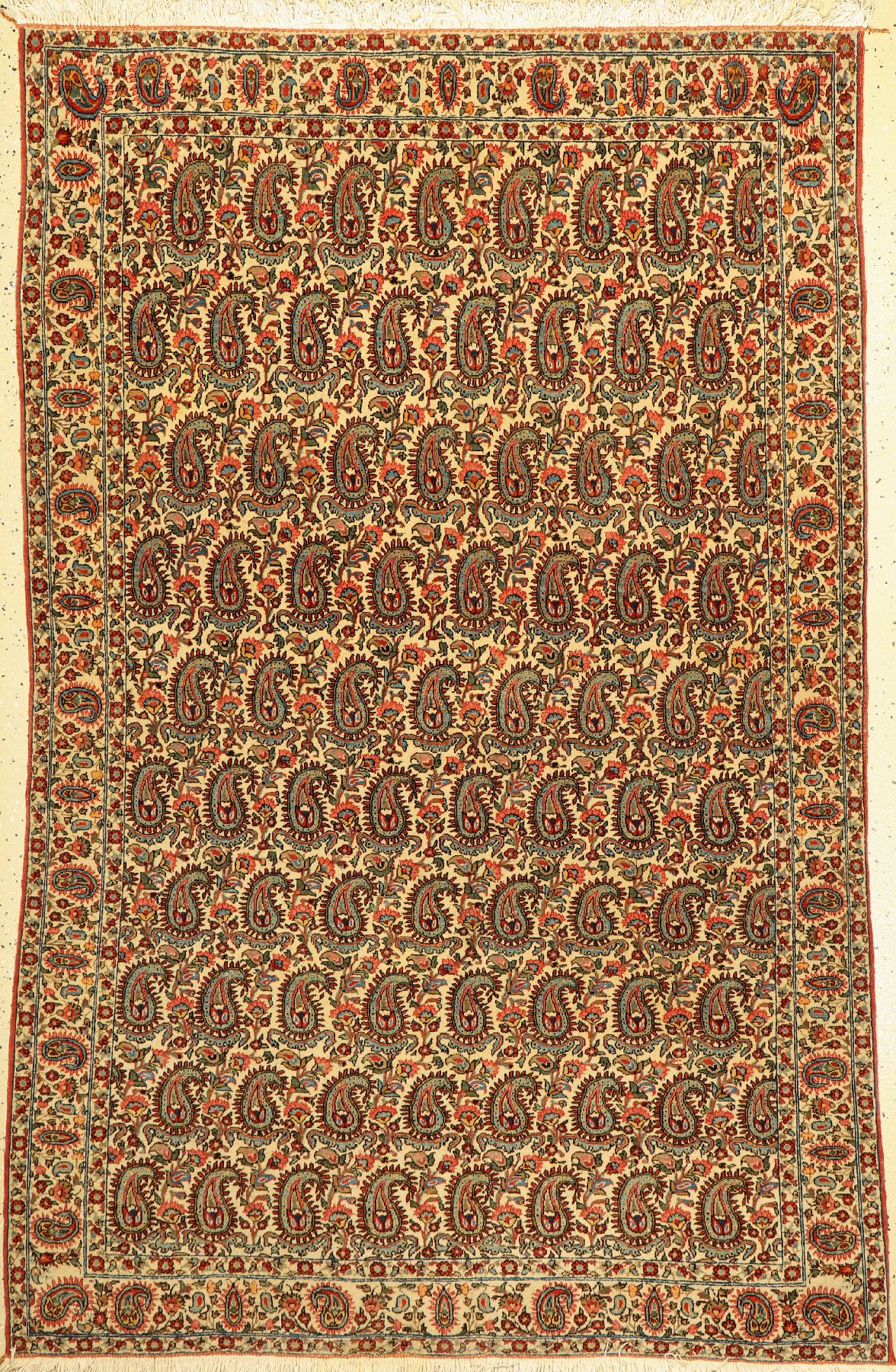 Ghom Kork fein, Persien, um 1950, Korkwolle, ca. 208 x 138 cm, EHZ: 2