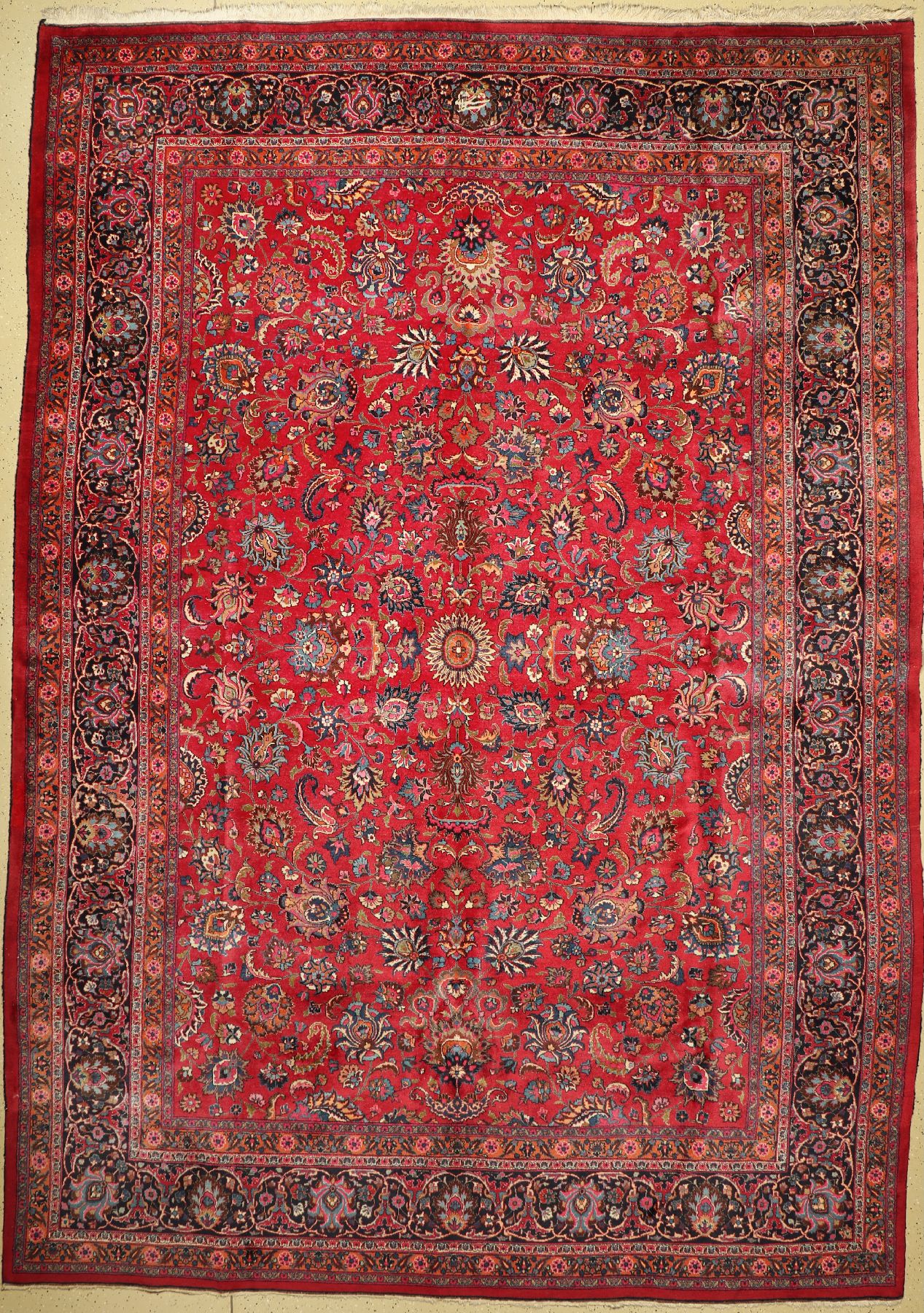 Mesched Kork fein, Persien, ca. 60 Jahre, Korkwolle, ca. 415 x 290 cm, EHZ: 2